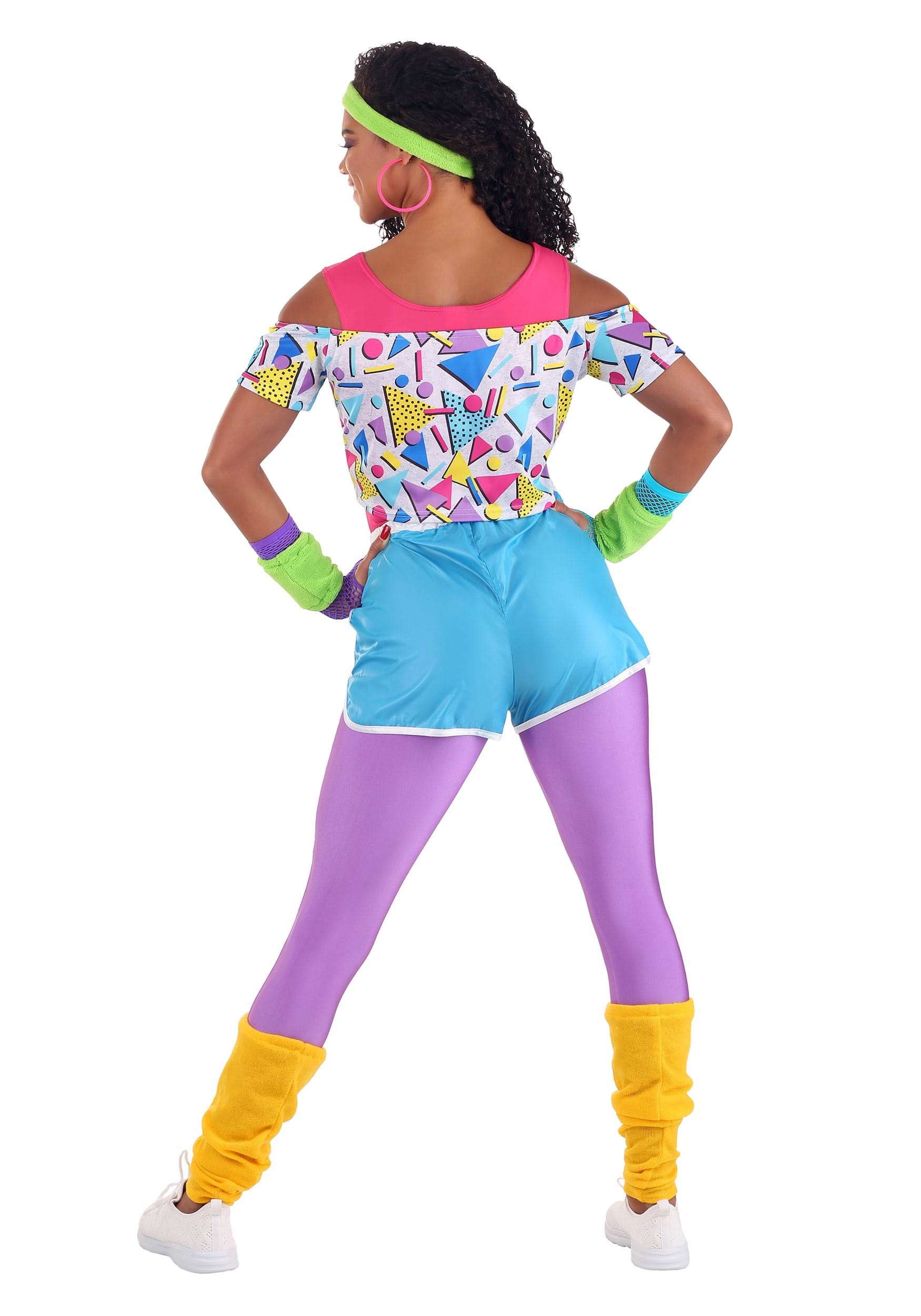 Work It Out 80s Women's Costume 2 Work It Out 80s Women's Costume