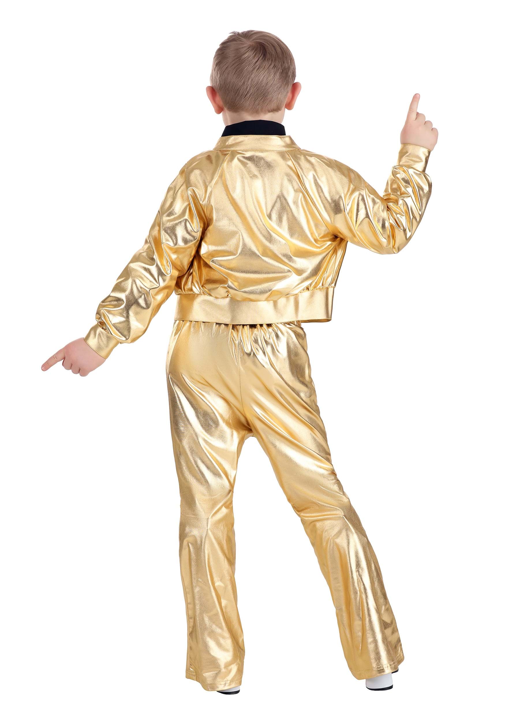 Gold Studio Disco Costume for Boys