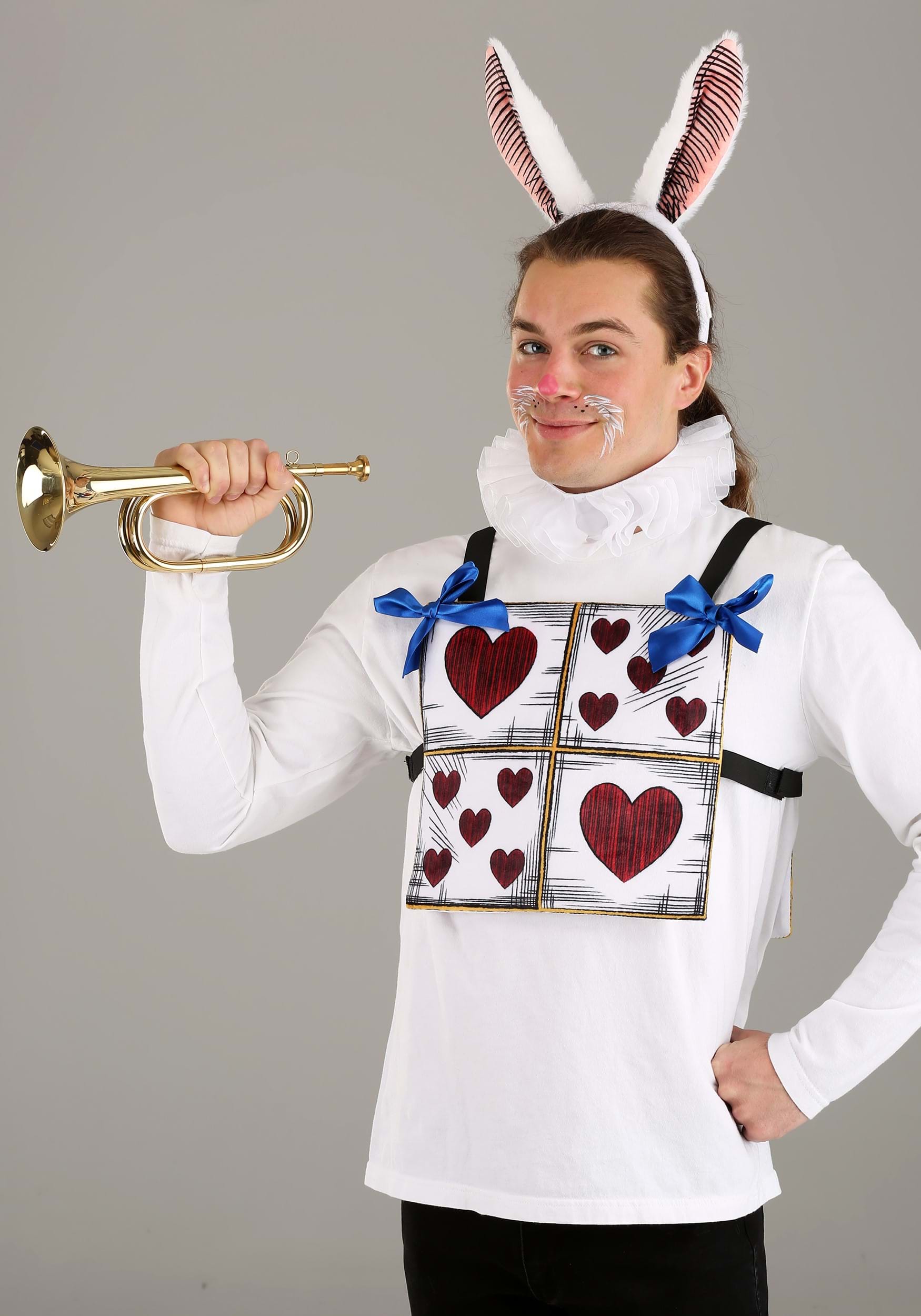 White Rabbit Adult Costume Kit 6 White Rabbit Adult Costume Kit