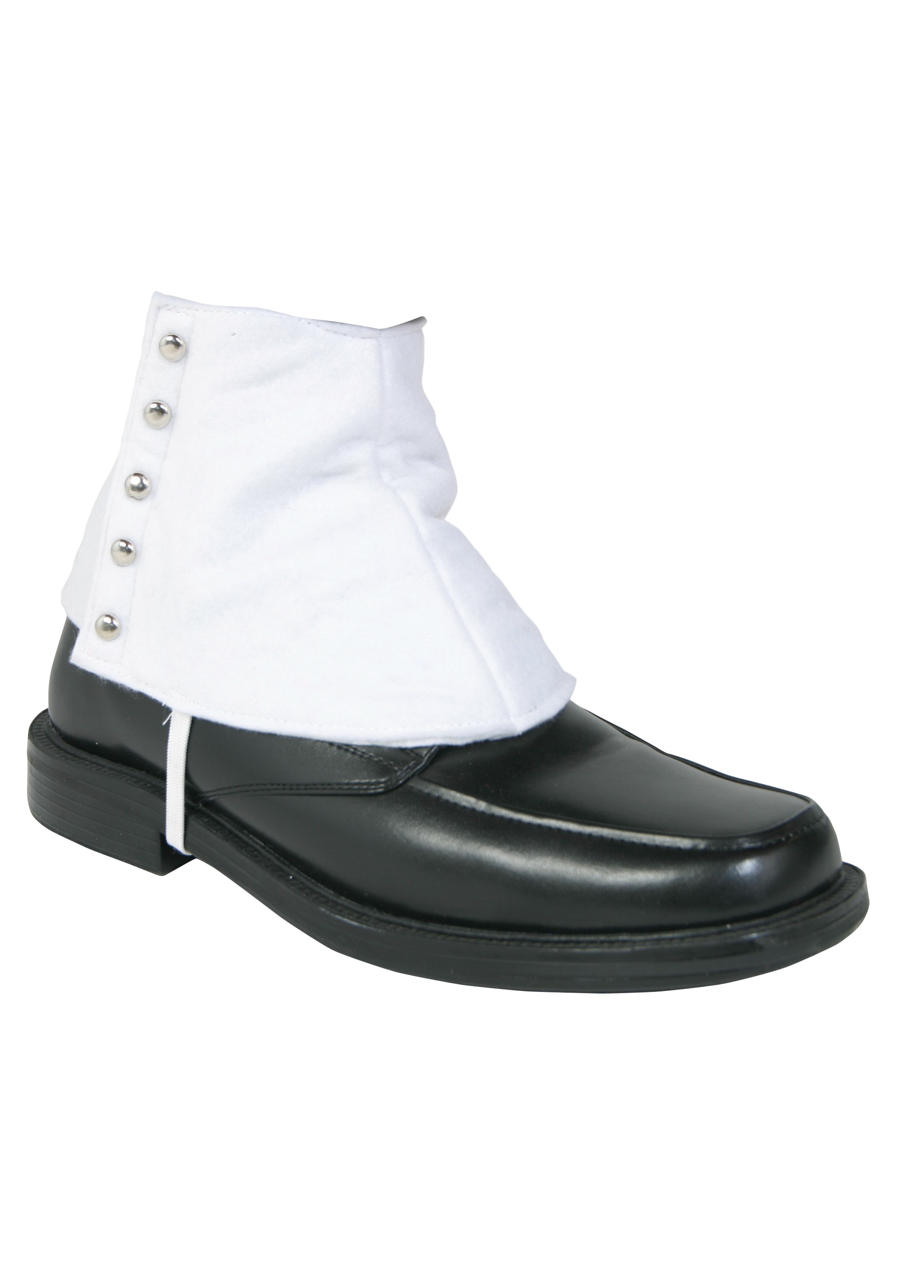 White Gangster Shoe Spats