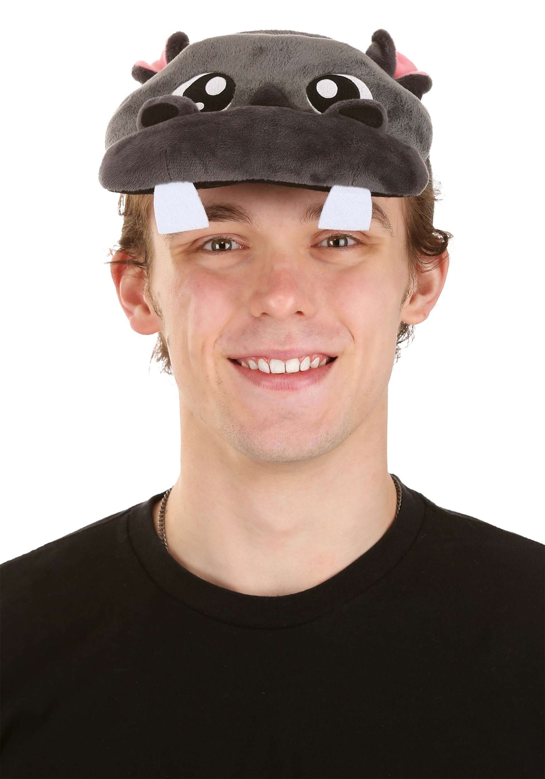 Hippo Plush Costume Headband