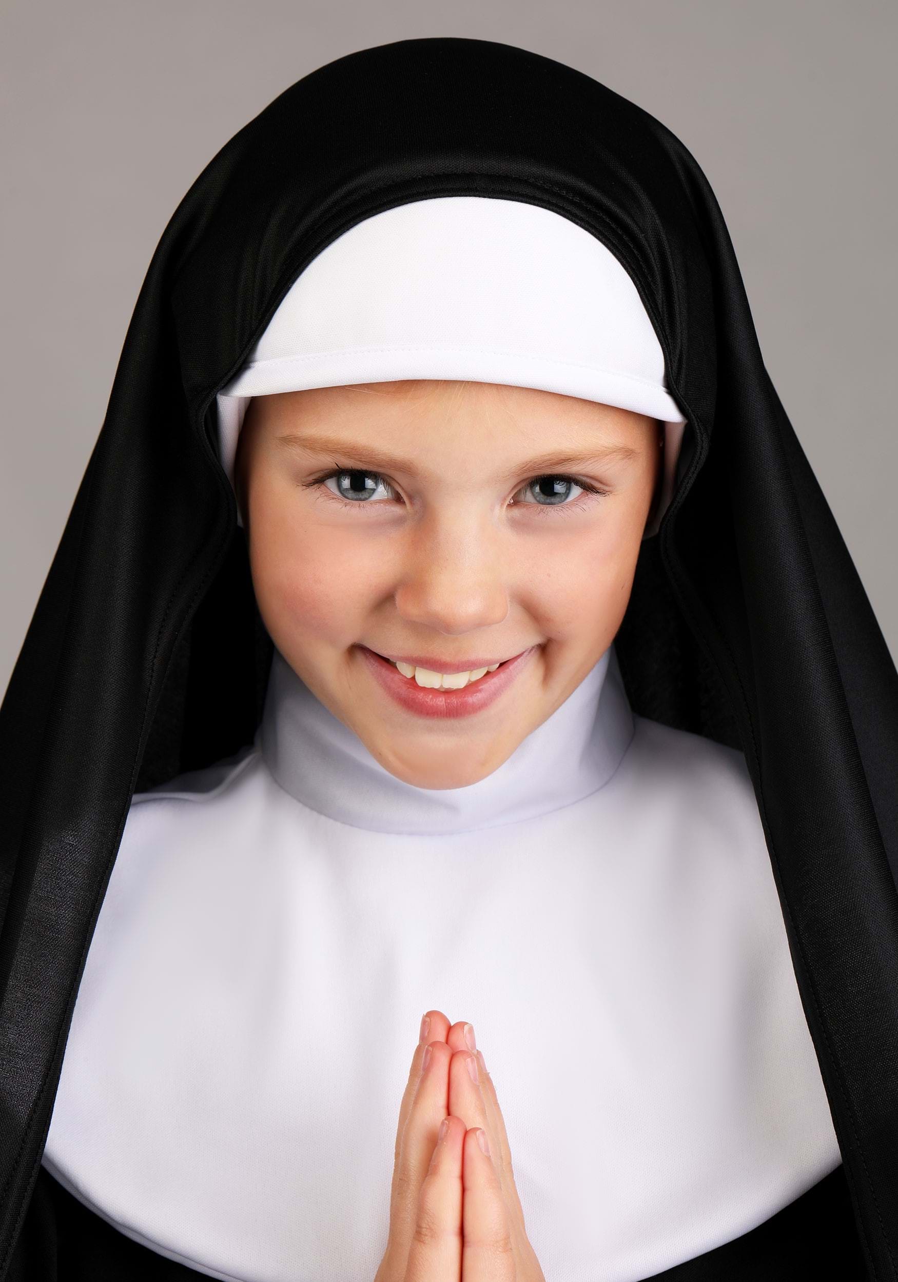 Girl's Catholic Nun Costume 3 Girl's Catholic Nun Costume