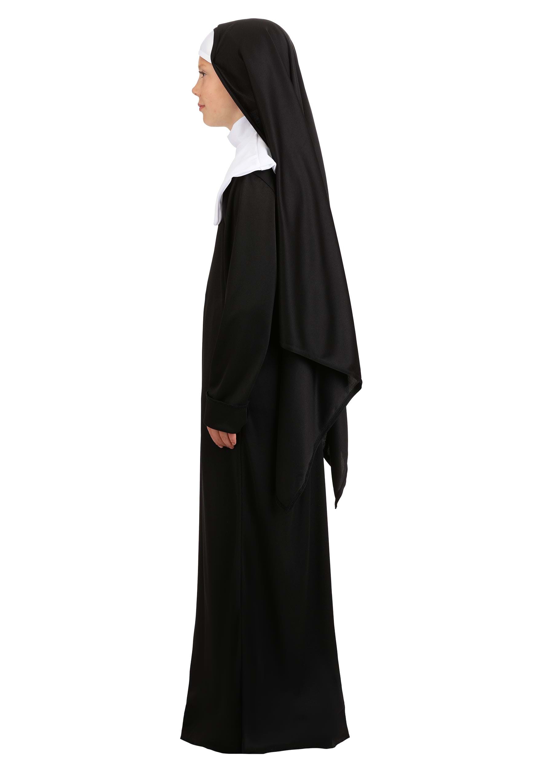 Girl's Catholic Nun Costume 5 Girl's Catholic Nun Costume