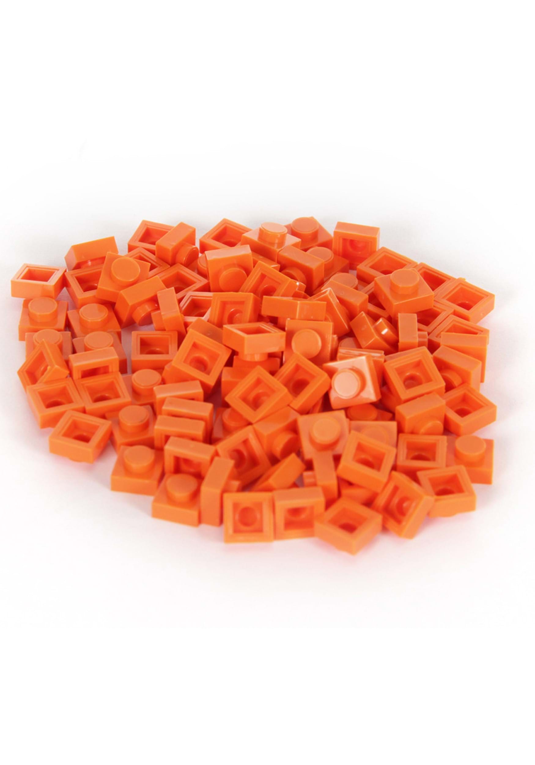 Bricky Blocks Orange 100 1x1 Pieces