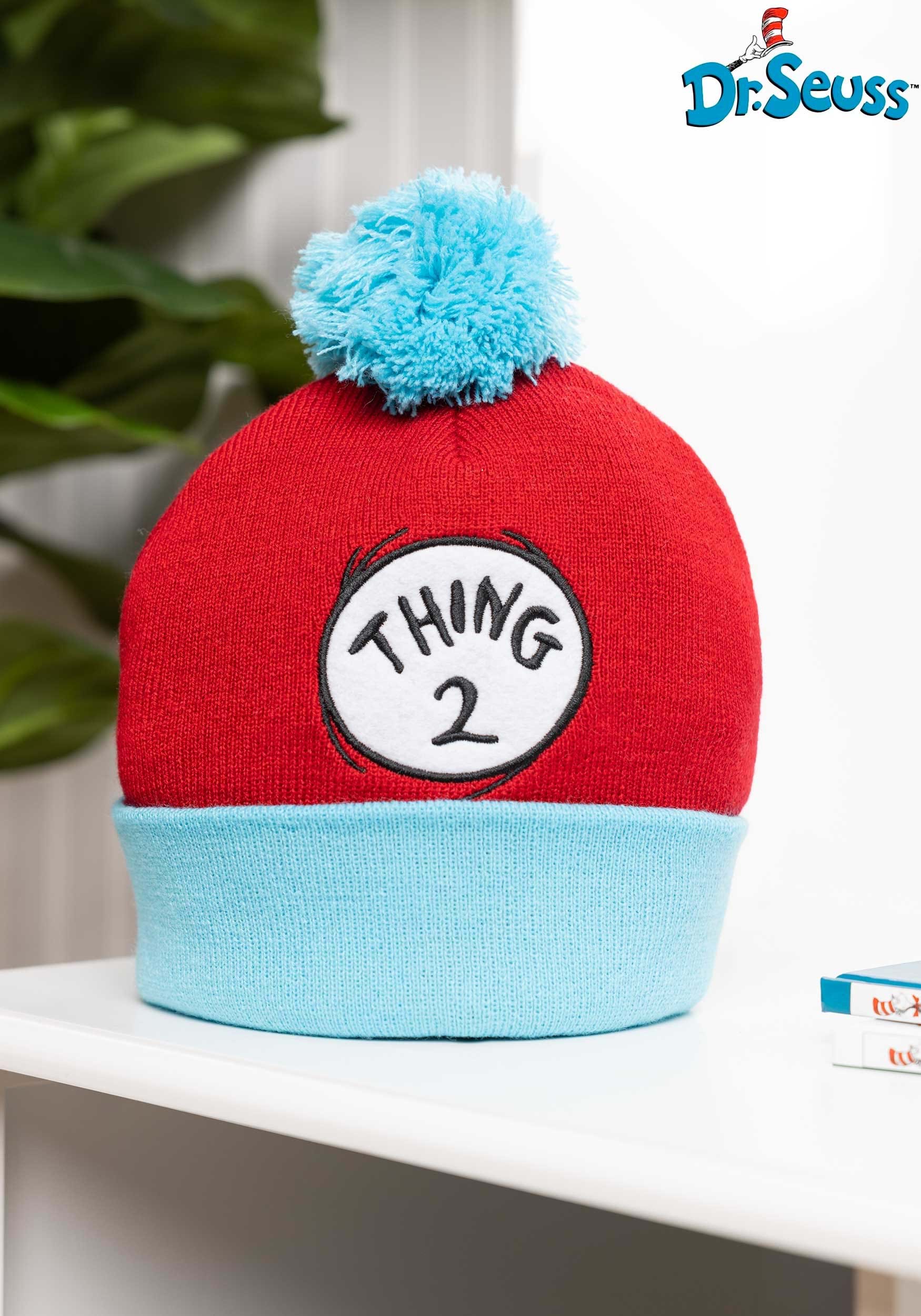 Dr. Seuss Thing 2 Pom Beanie