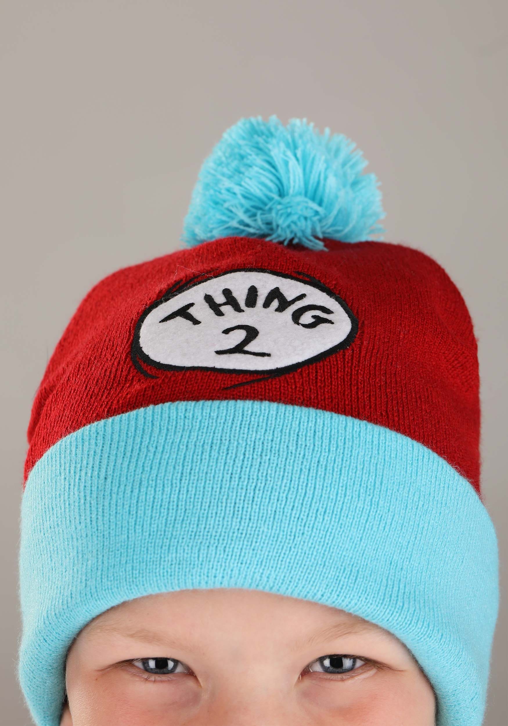 Dr. Seuss Thing 2 Pom Beanie