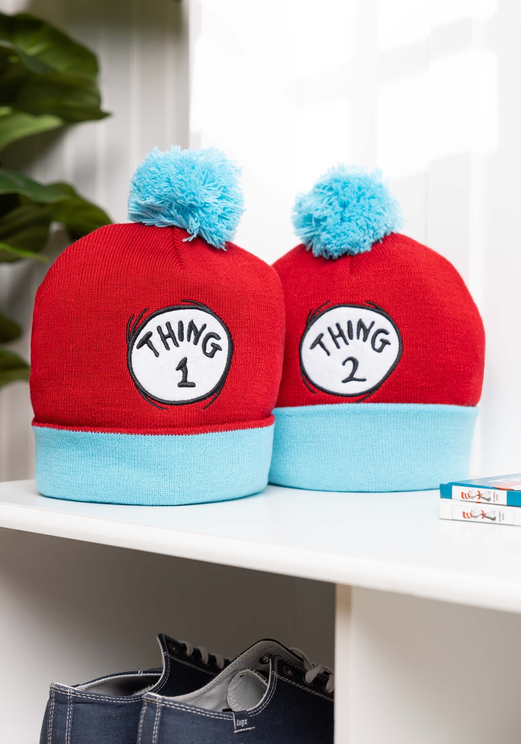 Dr. Seuss Thing 2 Pom Beanie