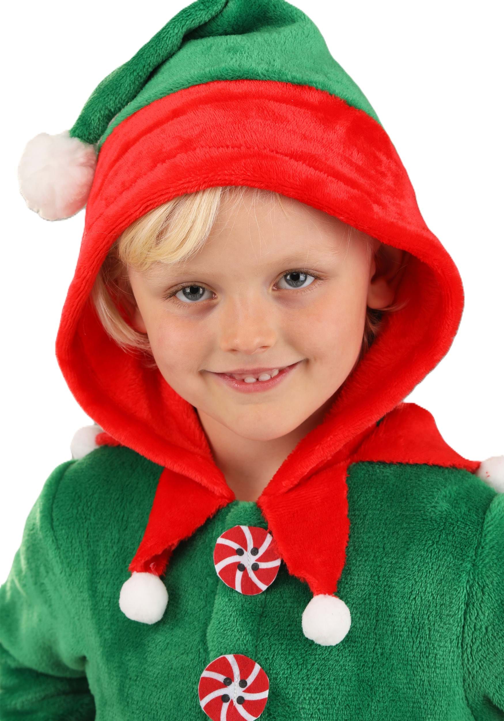 Elf Toddler Jumpsuit Costume 3 Elf Toddler Jumpsuit Costume