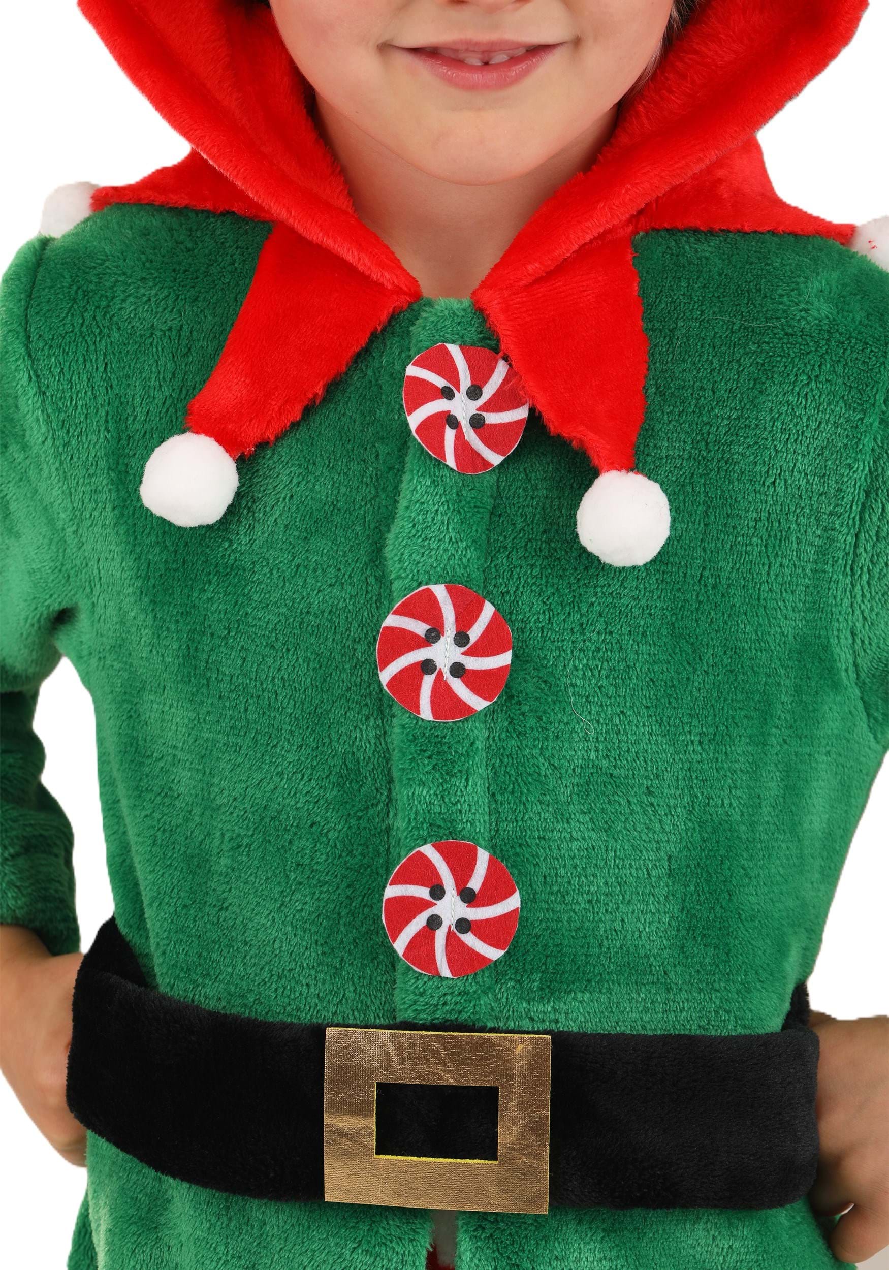 Elf Toddler Jumpsuit Costume 4 Elf Toddler Jumpsuit Costume