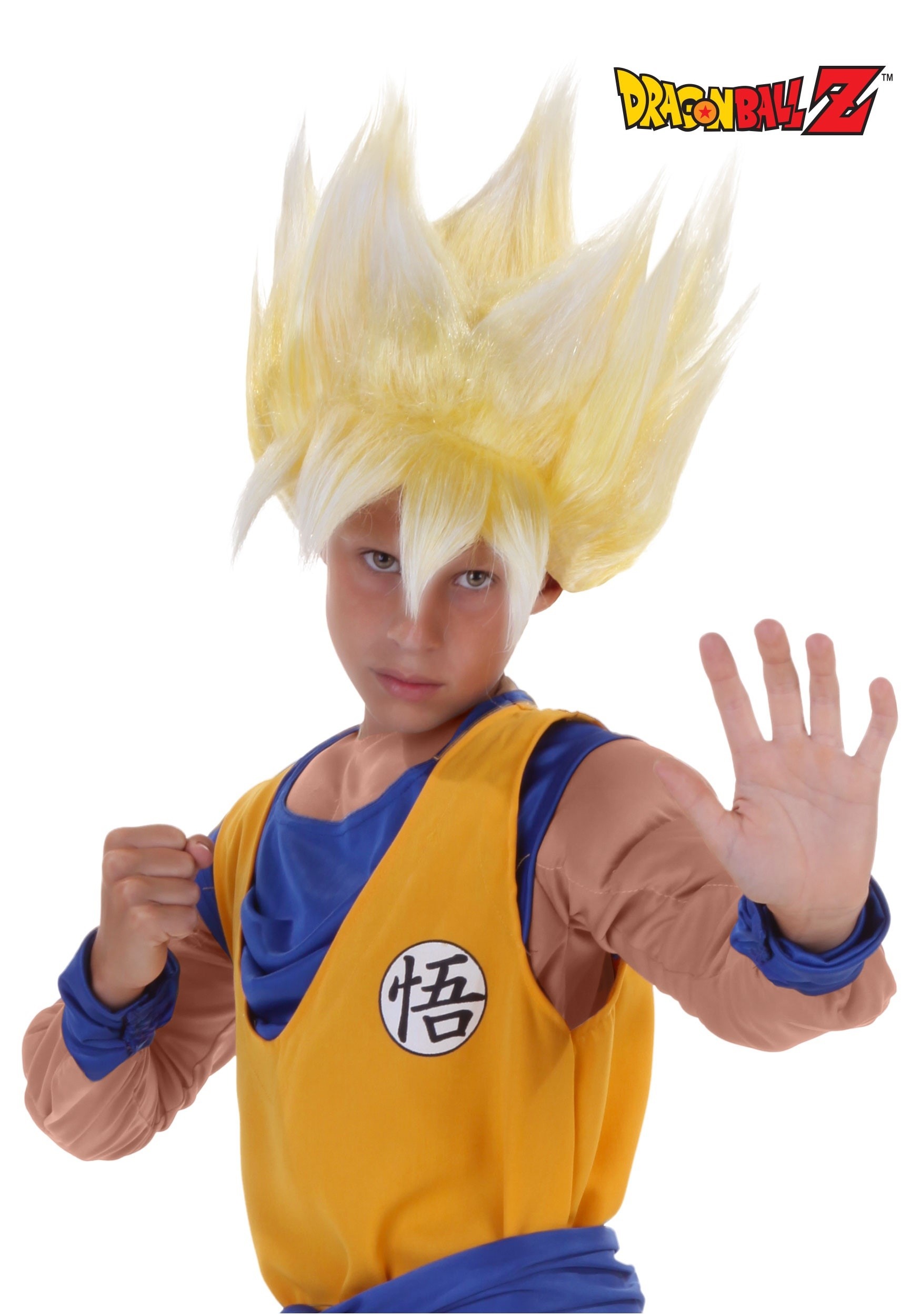 Kid's Dragon Ball Z Super Saiyan Goku Wig 1 Kid's Dragon Ball Z Super Saiyan Goku Wig