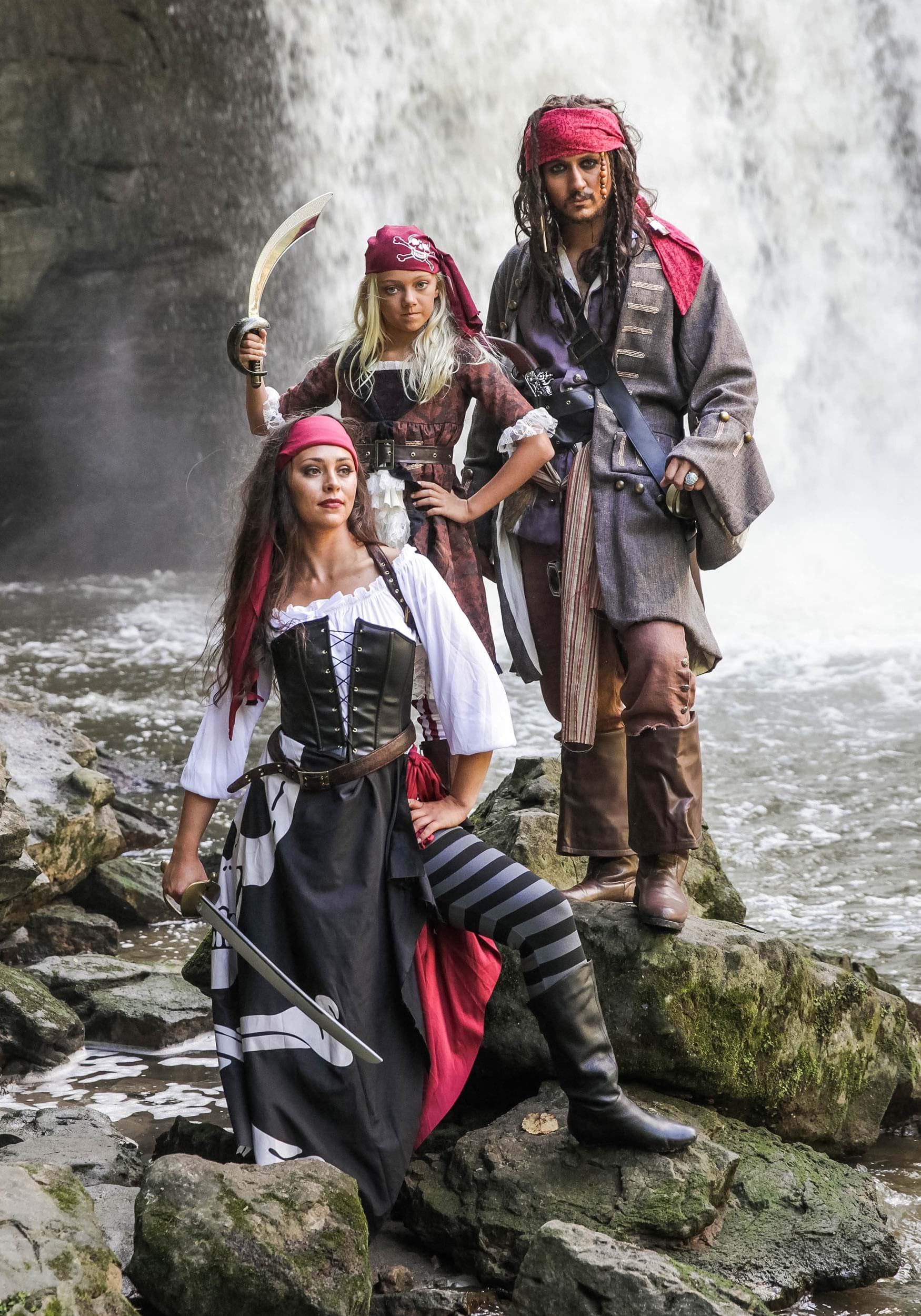 Women's Skeleton Flag Rogue Pirate Costume