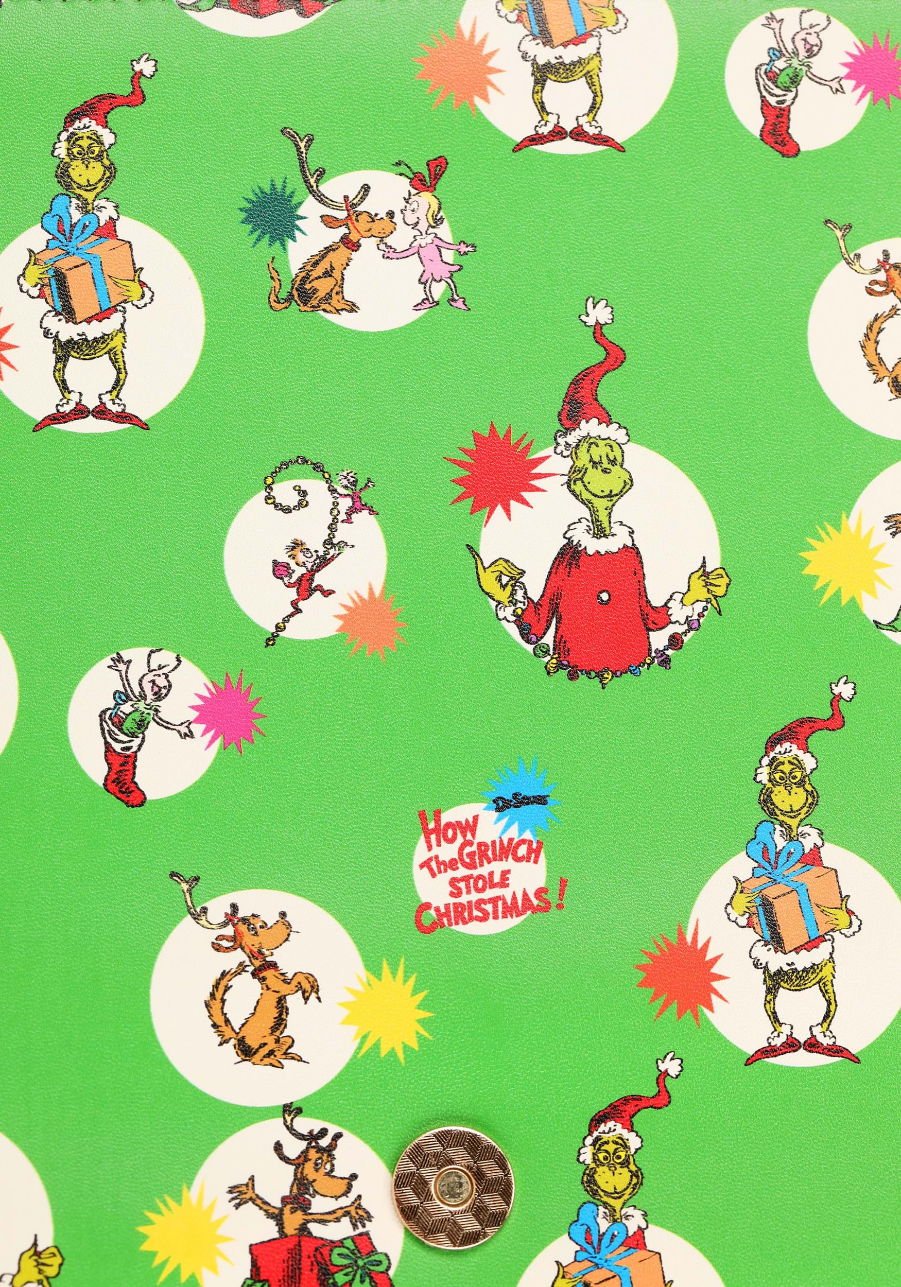 Dr. Seuss How the Grinch Stole Christmas Book Purse