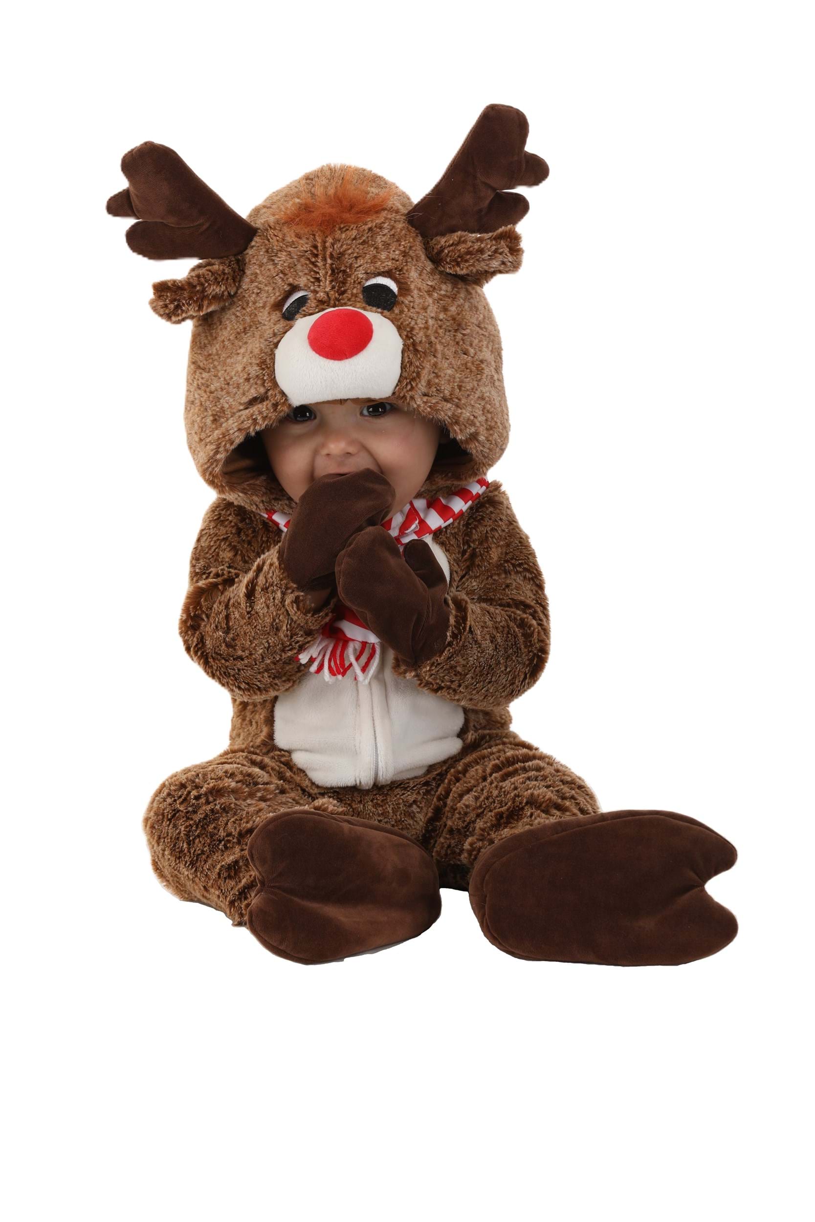 Reindeer Plush Costume for Infants 4 Reindeer Plush Costume for Infants