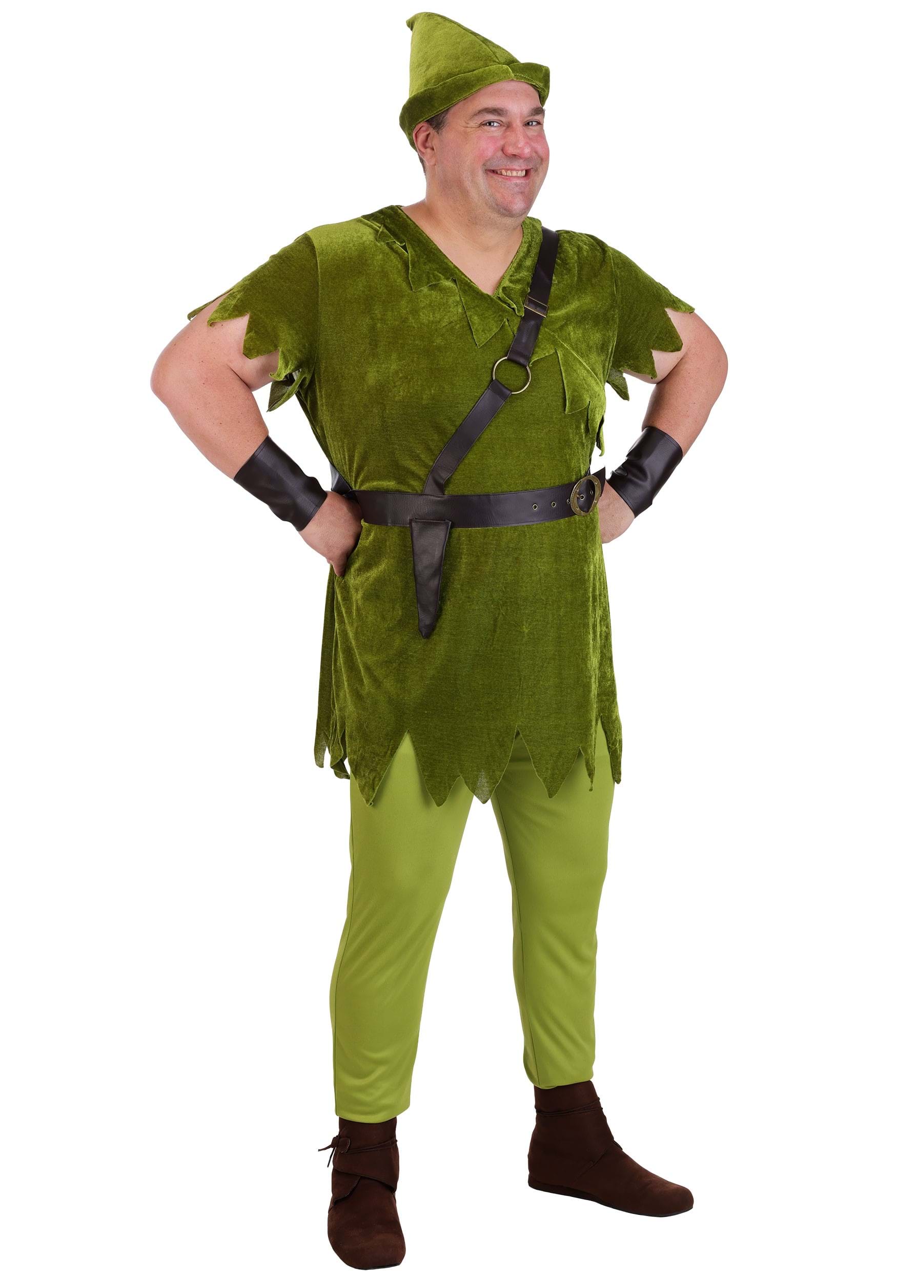Men's Plus Size Classic Peter Pan Costume