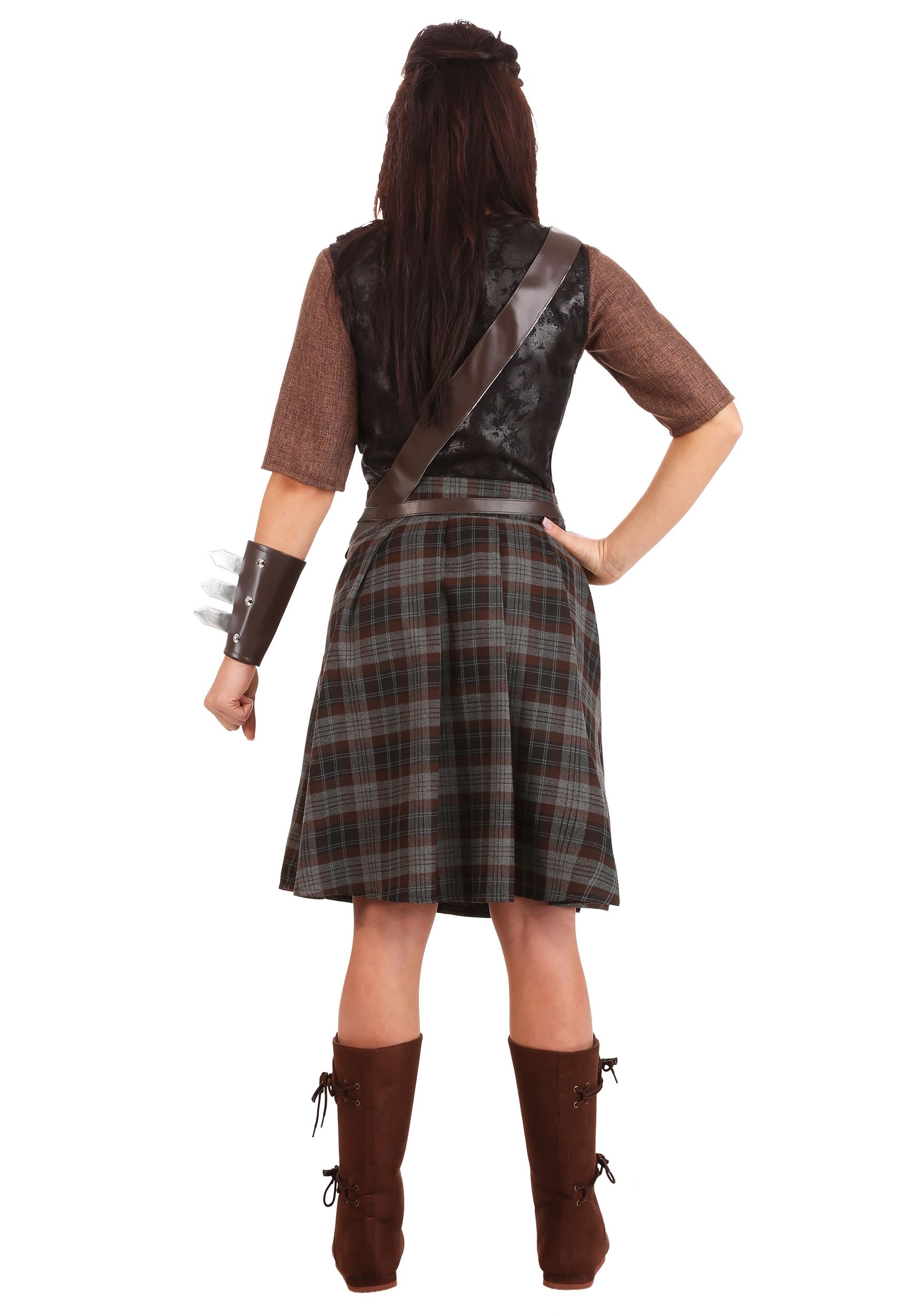 Braveheart Plus Size Warrior Costume for Women