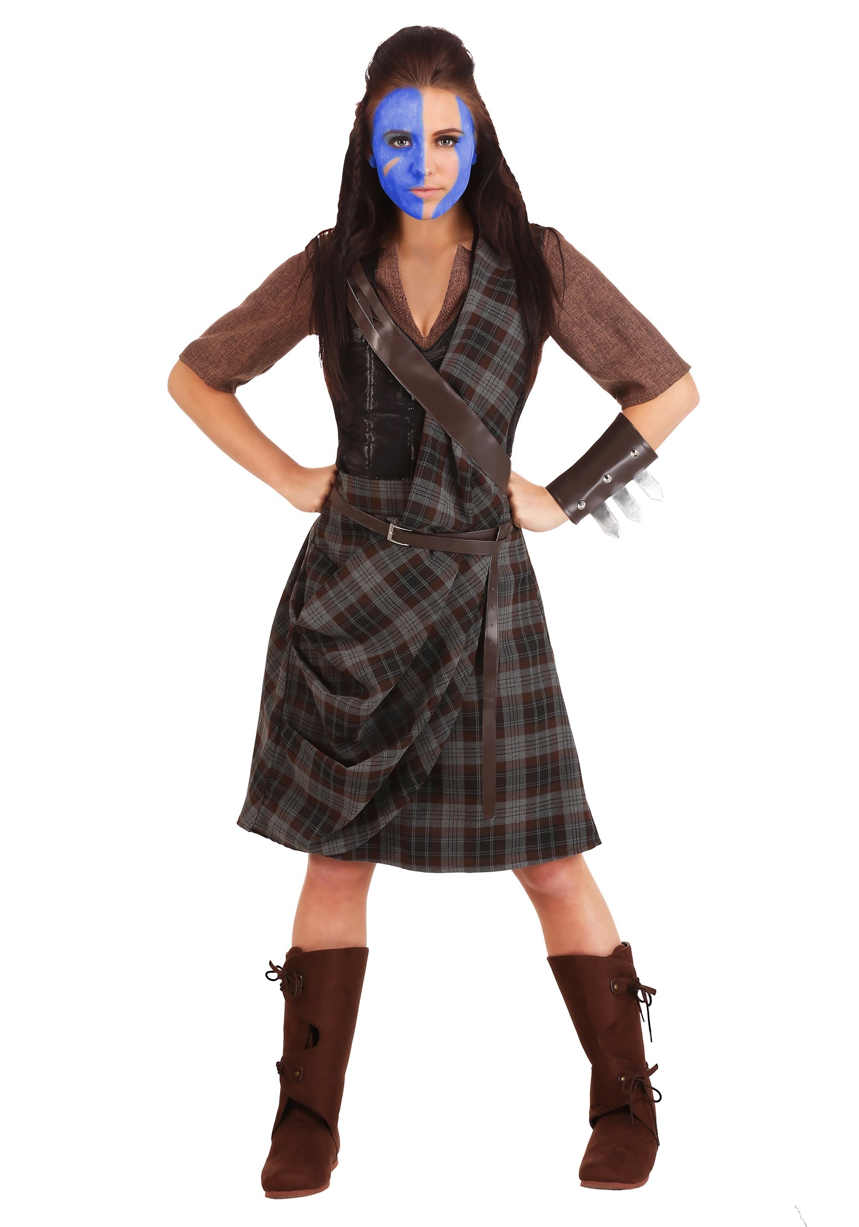 Braveheart Plus Size Warrior Costume for Women 3 Braveheart Plus Size Warrior Costume for Women