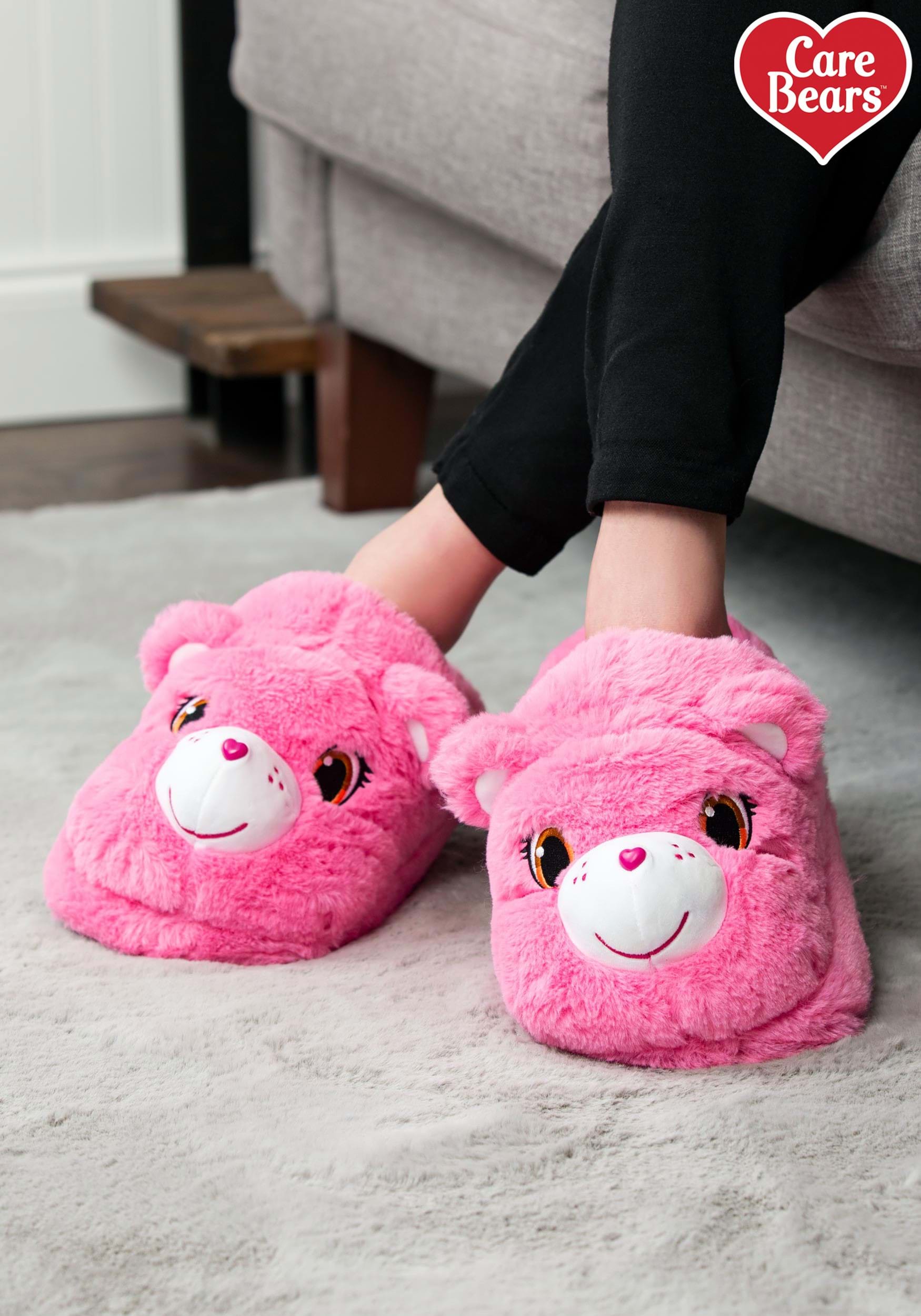 Cheer Bear Care Bears Slippers for Kids