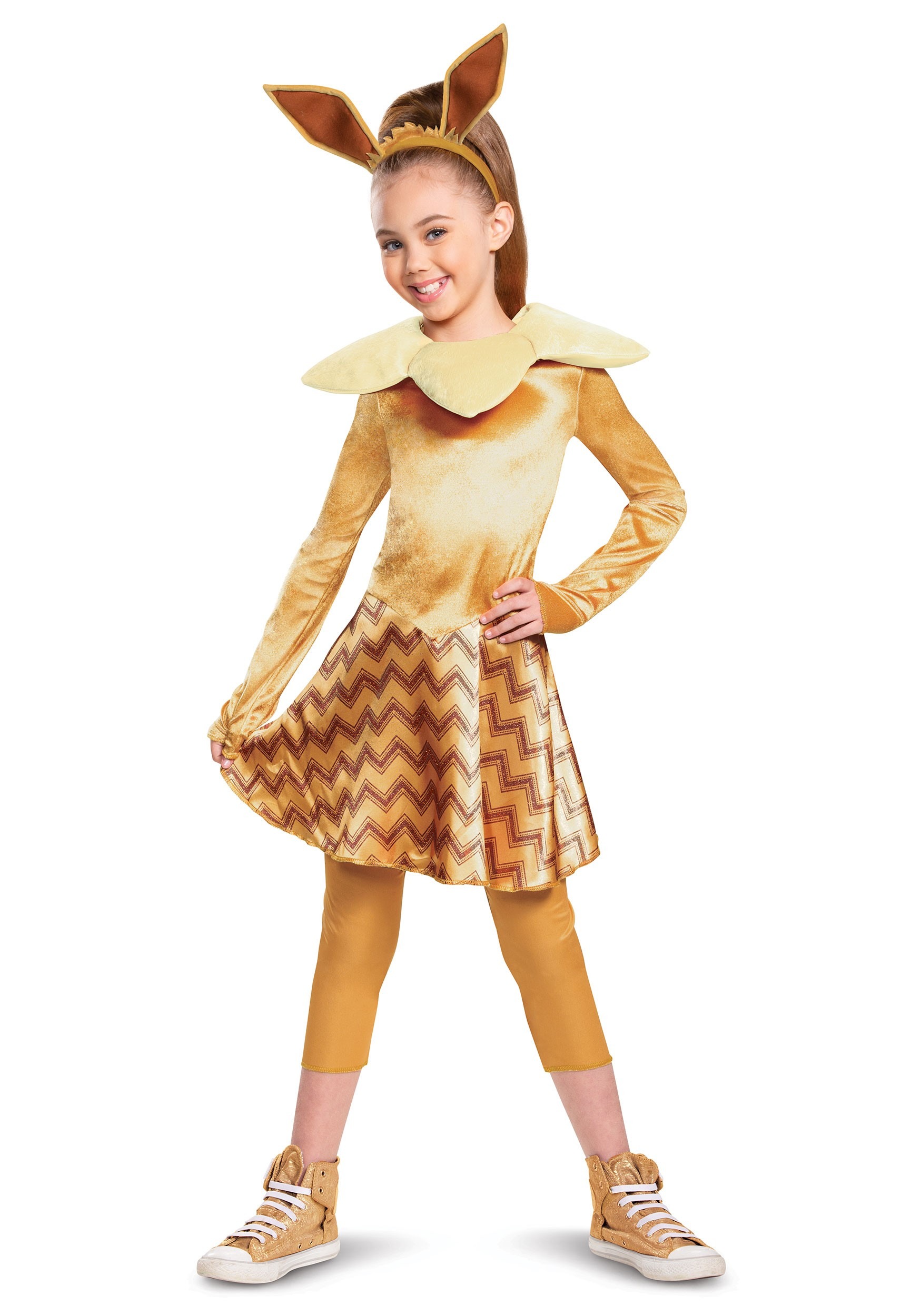 Pok茅mon Deluxe Eevee Girl's Costume 1 Pok茅mon Deluxe Eevee Girl's Costume