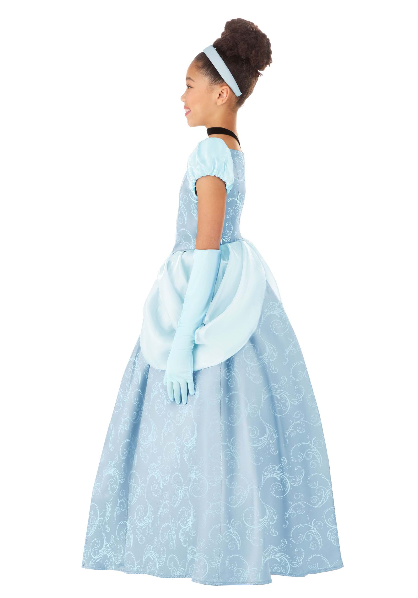 Premium Disney Cinderella Costume Dress for Girls