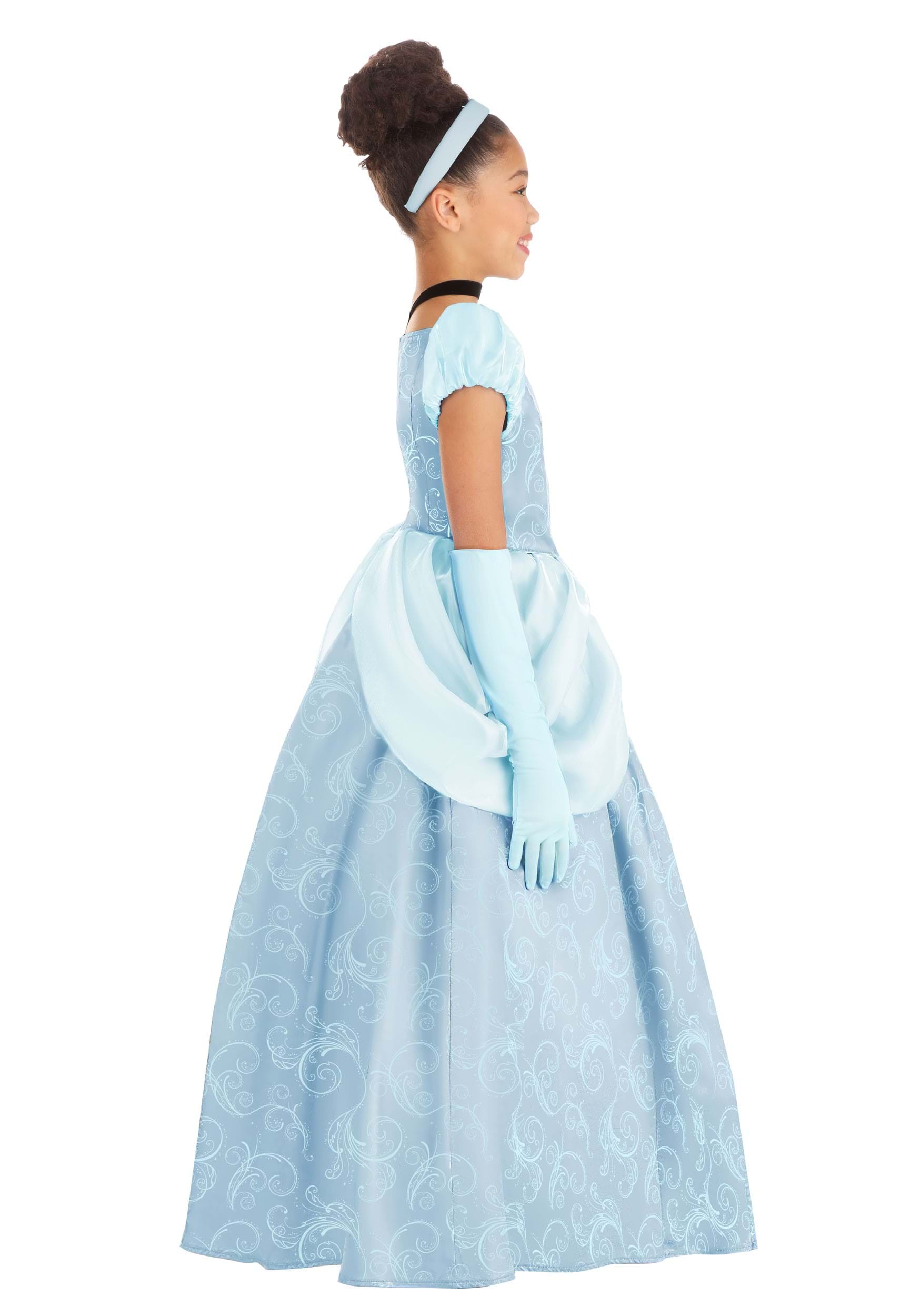 Premium Disney Cinderella Costume Dress for Girls