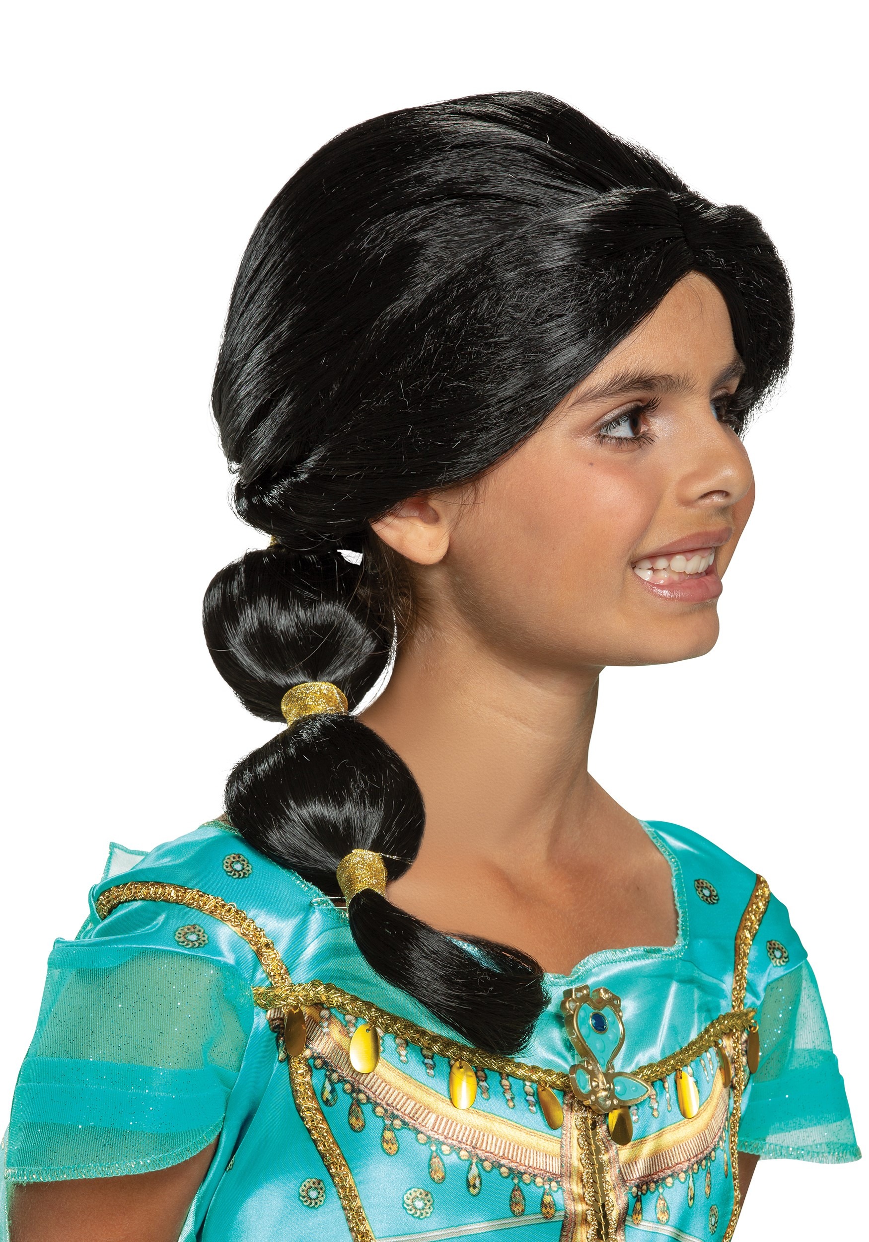 Aladdin Live Action Kids Jasmine Wig 1 Aladdin Live Action Kids Jasmine Wig