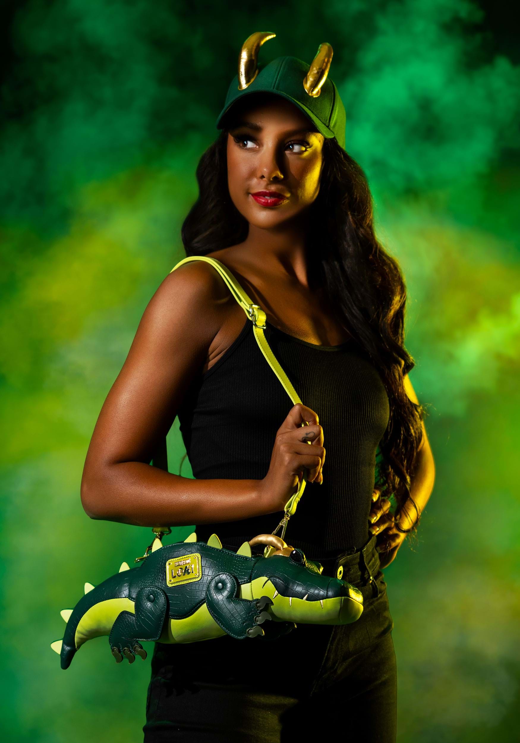 Alligator Loki Loungefly Crossbody Bag
