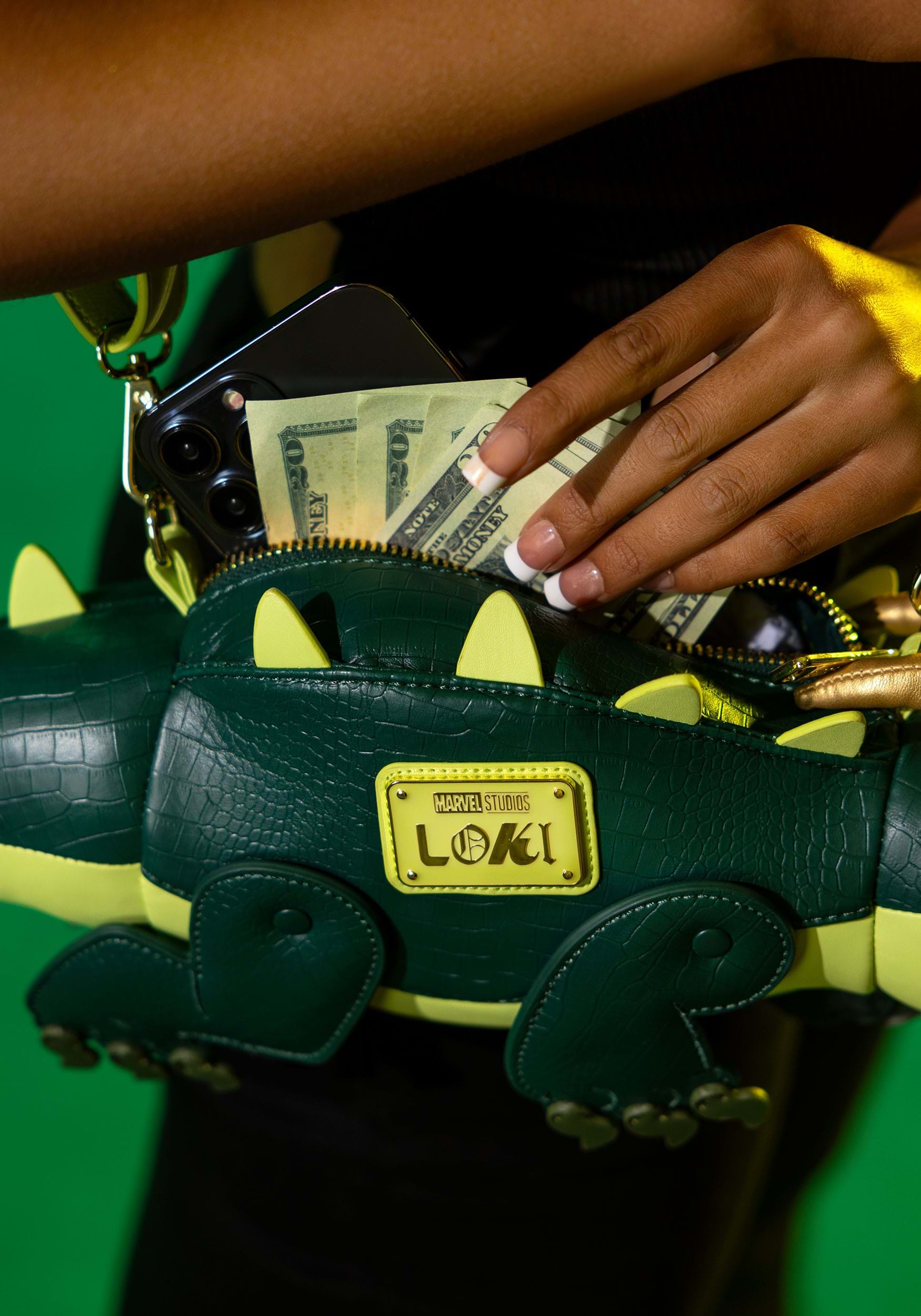 Alligator Loki Loungefly Crossbody Bag