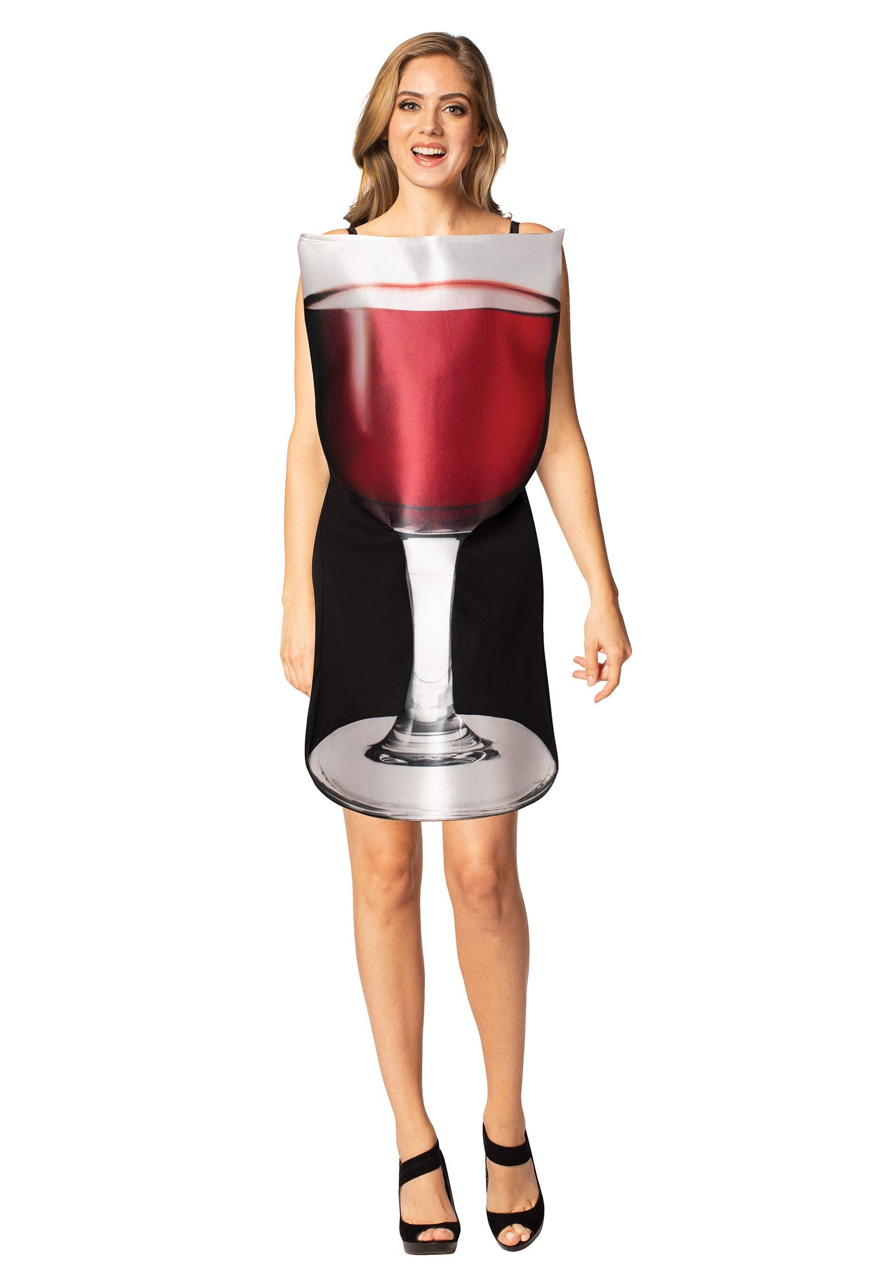 Glass of Red Wine Women's Costume