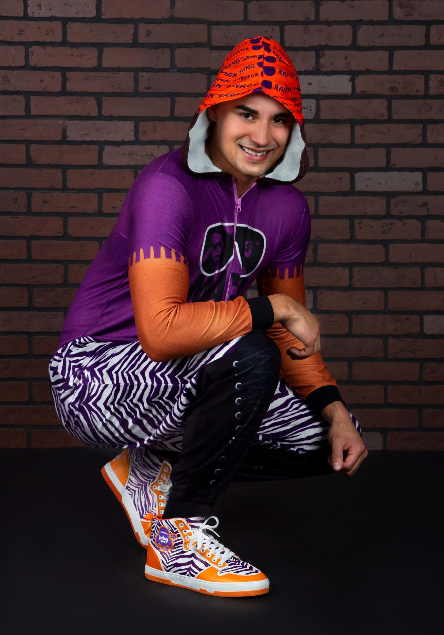 WWE Macho Man Union Suit Onesie for Adults