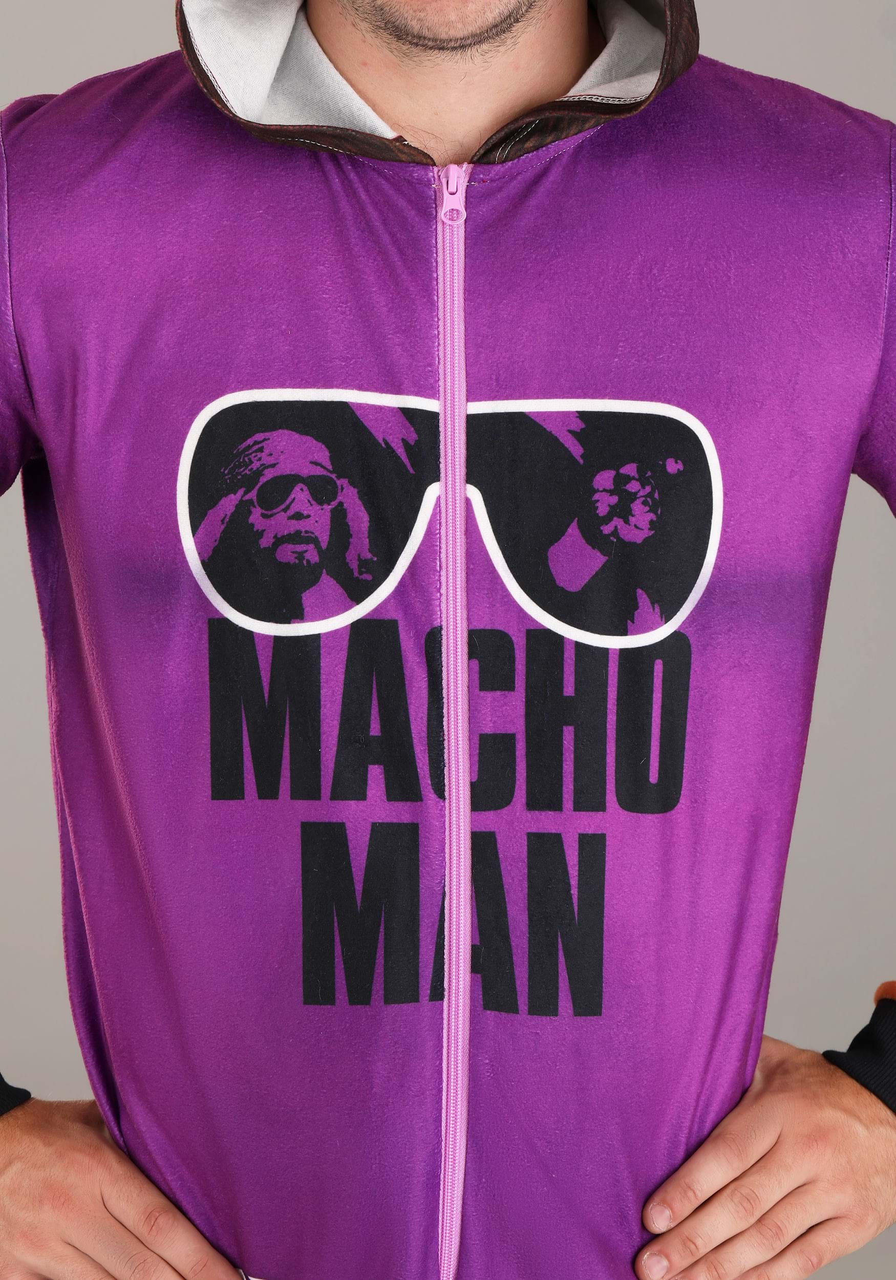WWE Macho Man Union Suit Onesie for Adults