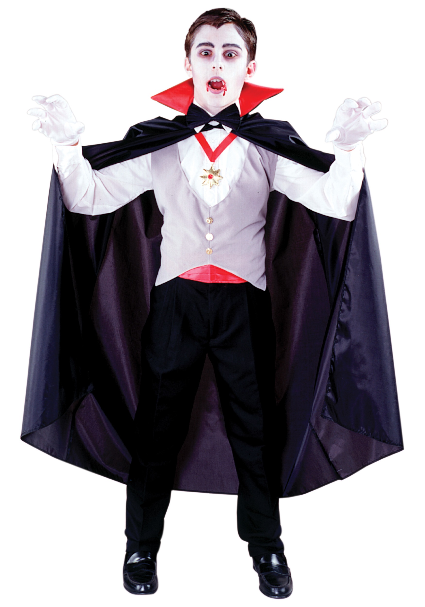 Kid's Classic Vampire Costume 1 Kid's Classic Vampire Costume