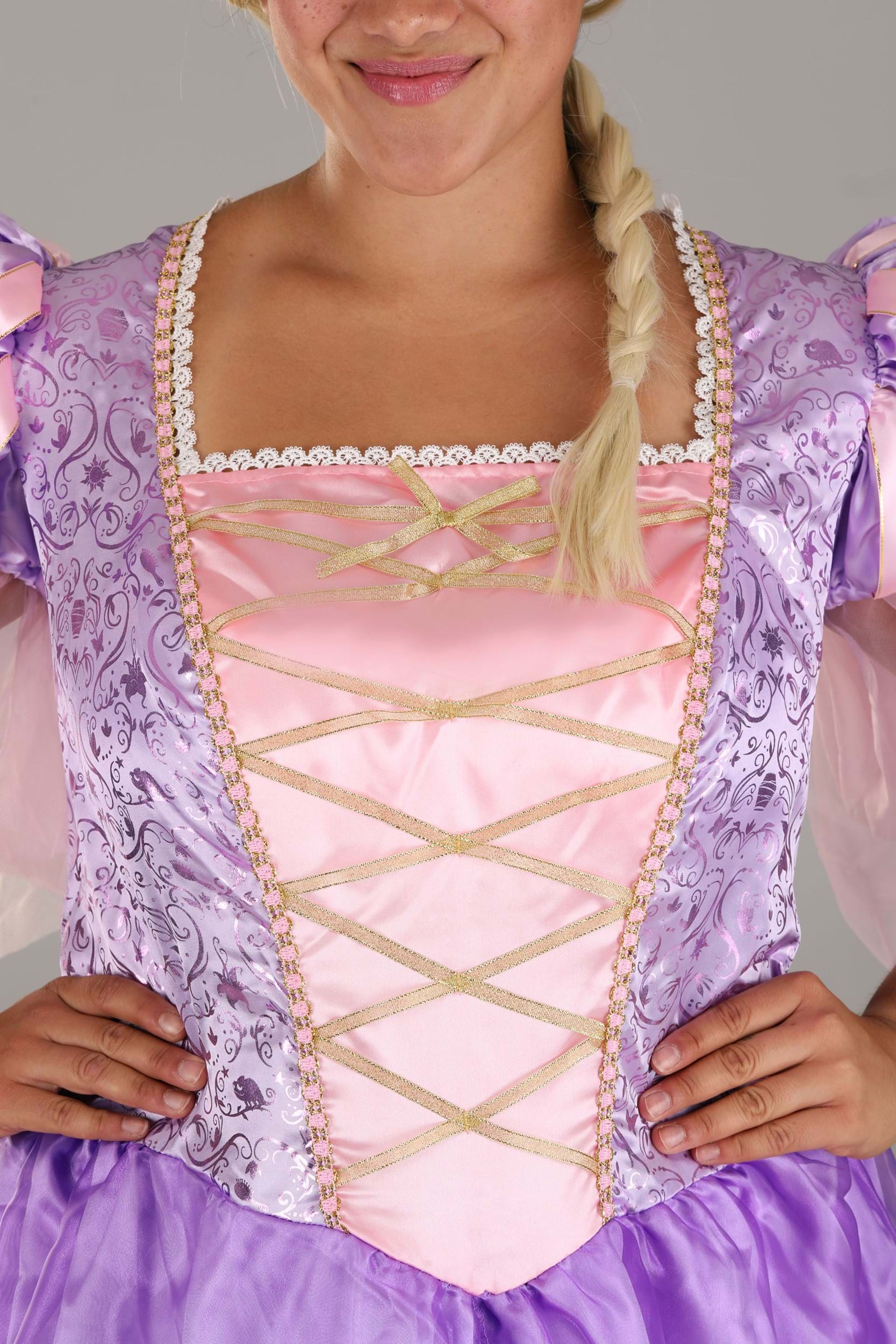 Tangled Plus Size Deluxe Rapunzel Costume for Women