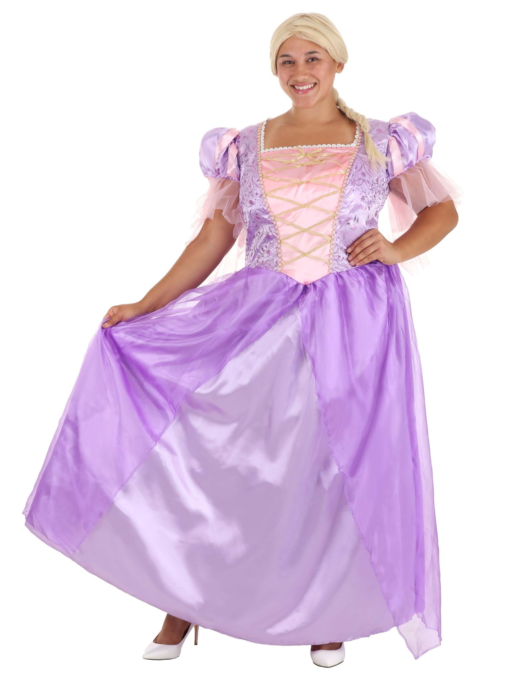 Tangled Plus Size Deluxe Rapunzel Costume for Women 6 Tangled Plus Size Deluxe Rapunzel Costume for Women
