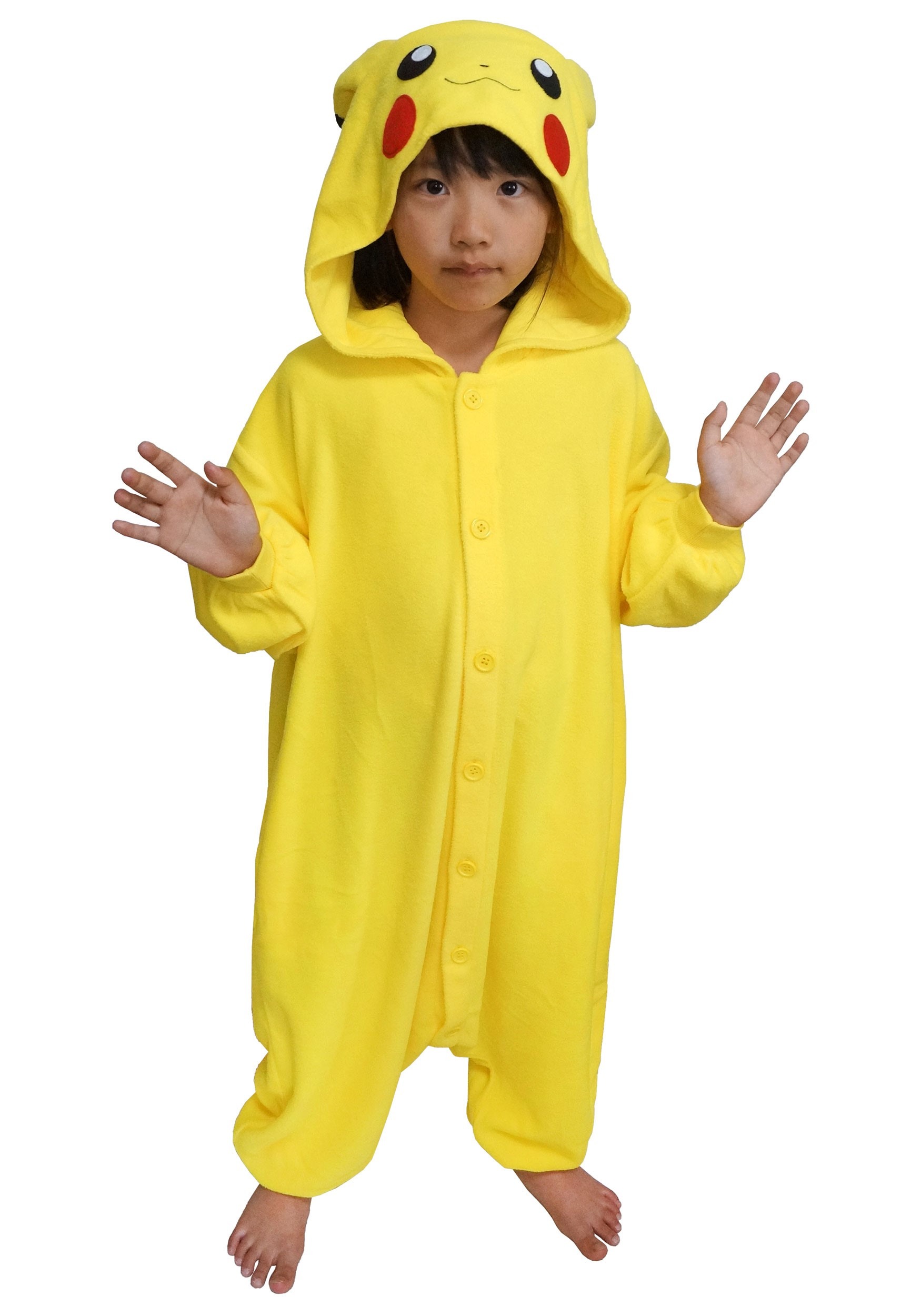 Kids Pok茅mon Pikachu Kigurumi Pajamas