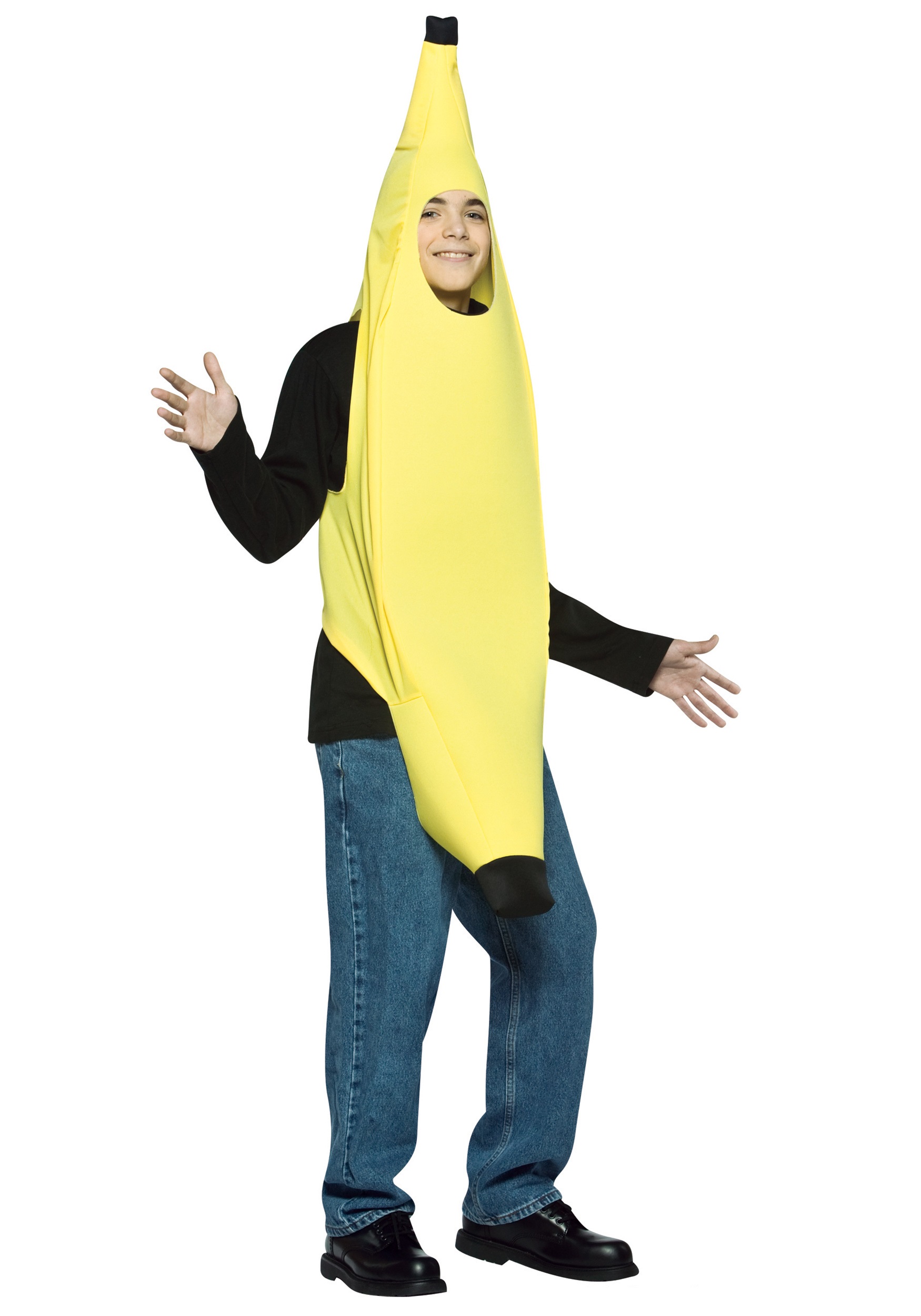 Yellow Banana Costume for Teens 1 Yellow Banana Costume for Teens