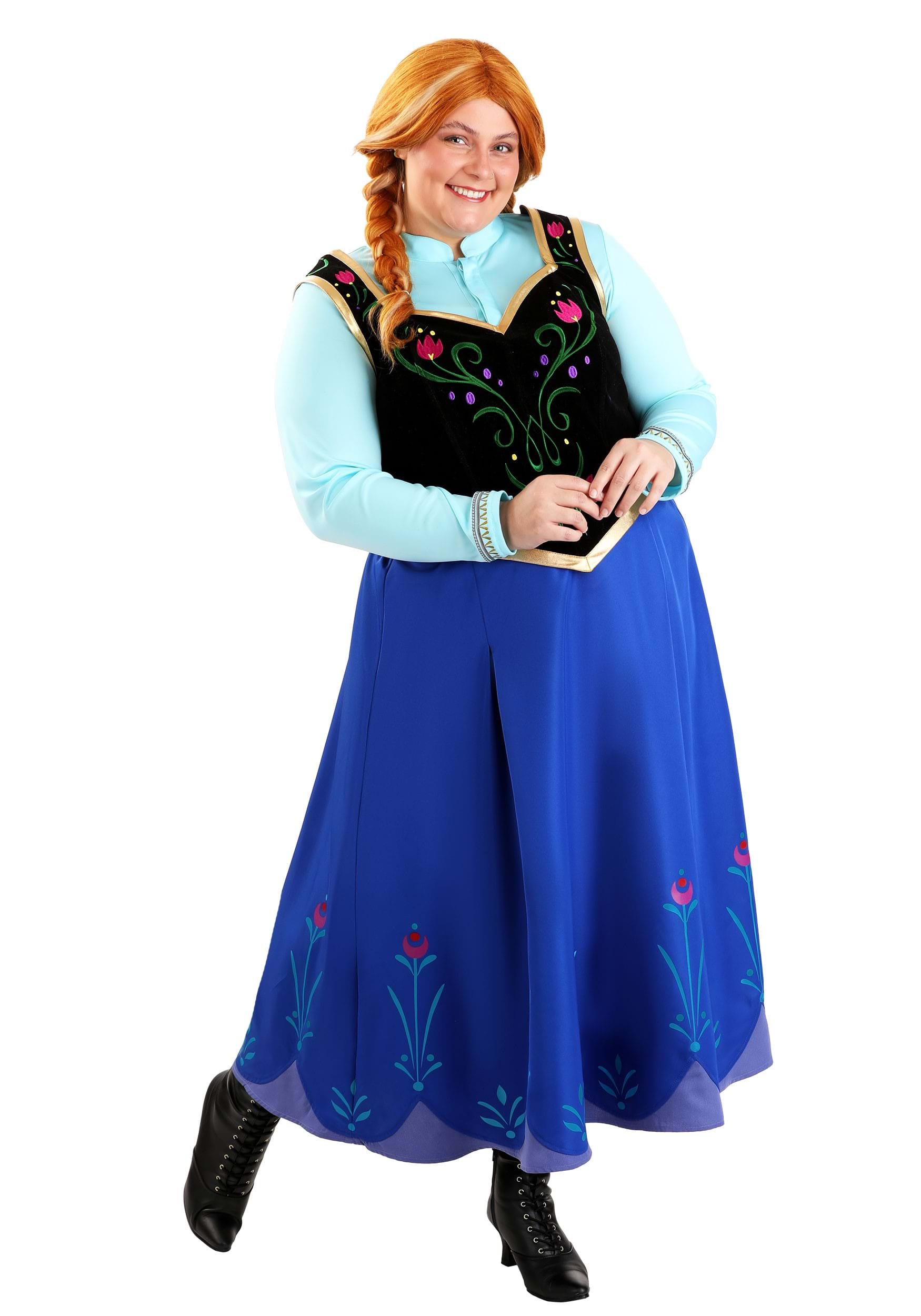 Plus Size Premium Disney Frozen Women's Anna Costume 11 Plus Size Premium Disney Frozen Women's Anna Costume