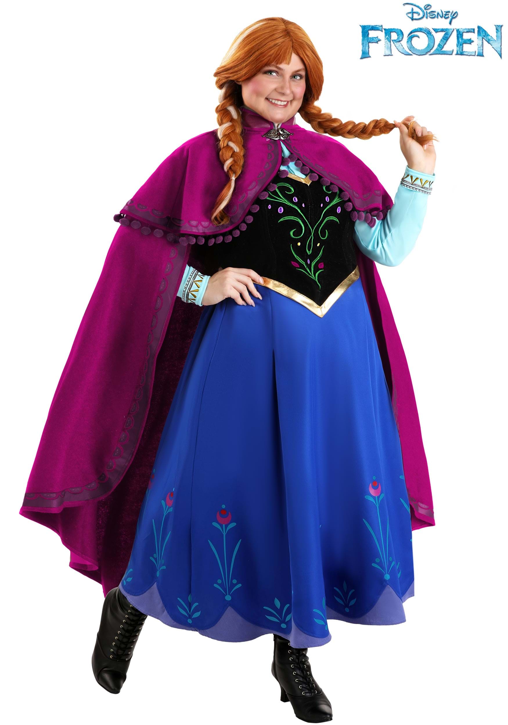 Plus Size Premium Disney Frozen Women's Anna Costume 14 Plus Size Premium Disney Frozen Women's Anna Costume