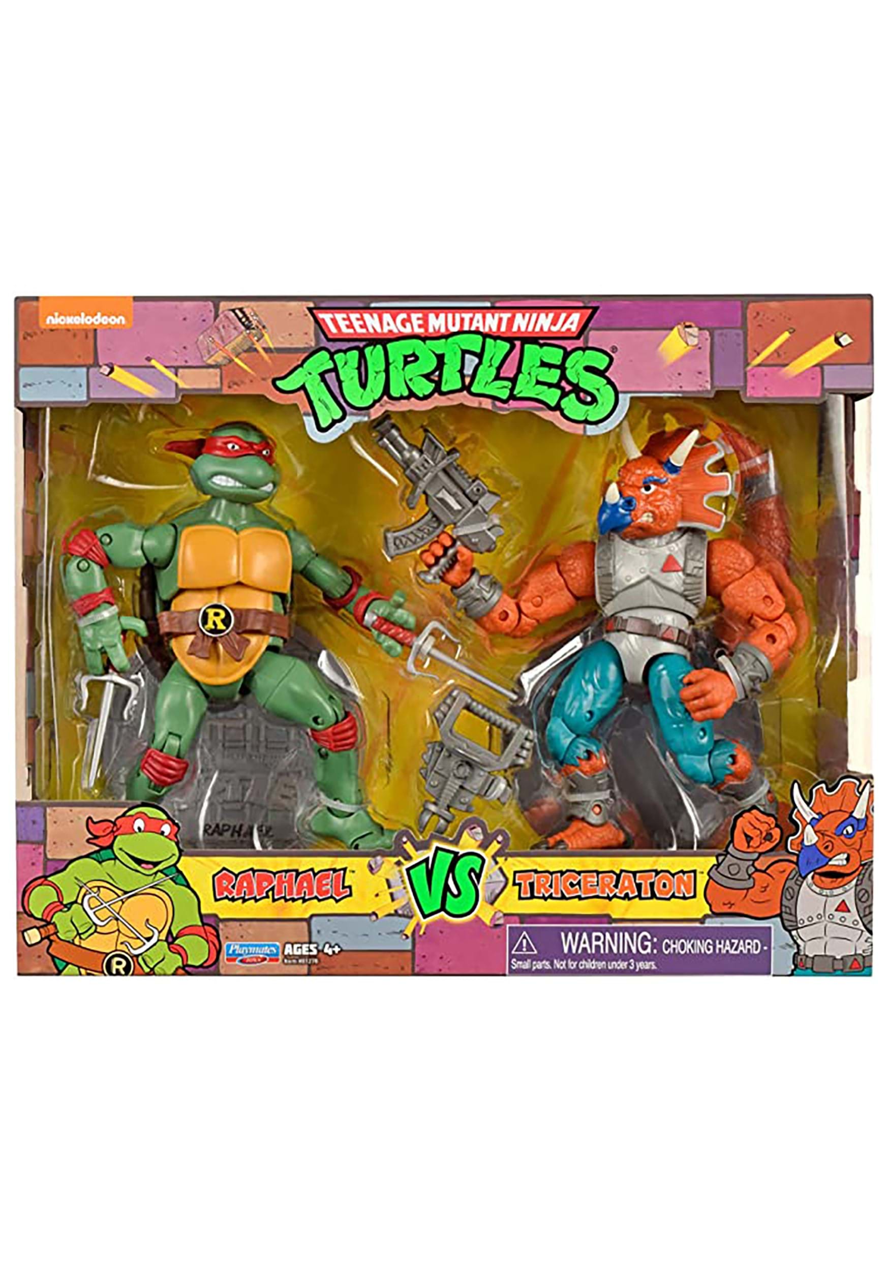 TMNT Raphael Vs. Triceraton Action Figure 2-Pack