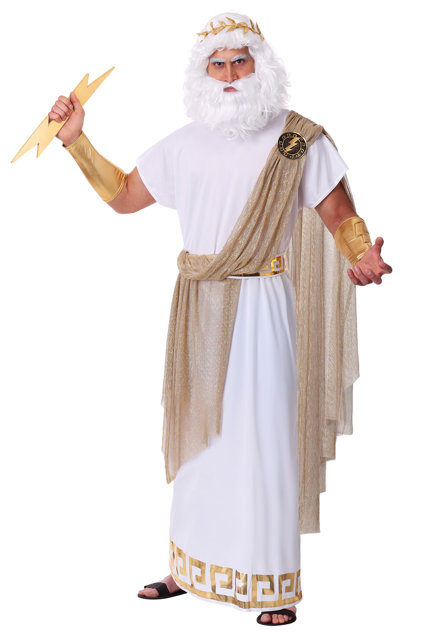 Plus Size Zeus Costume for Men