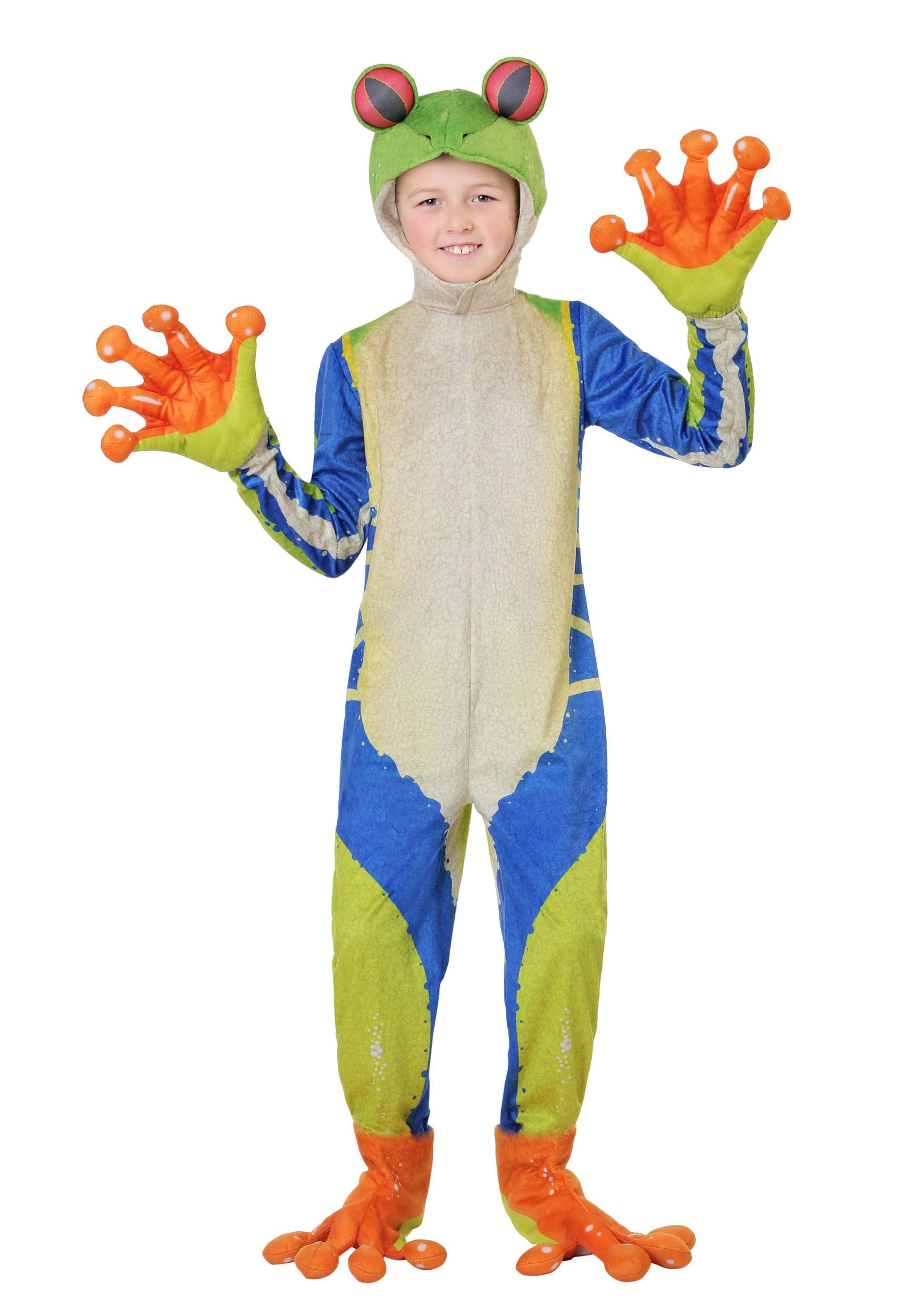 Realistic Tree Frog Costume for Children
