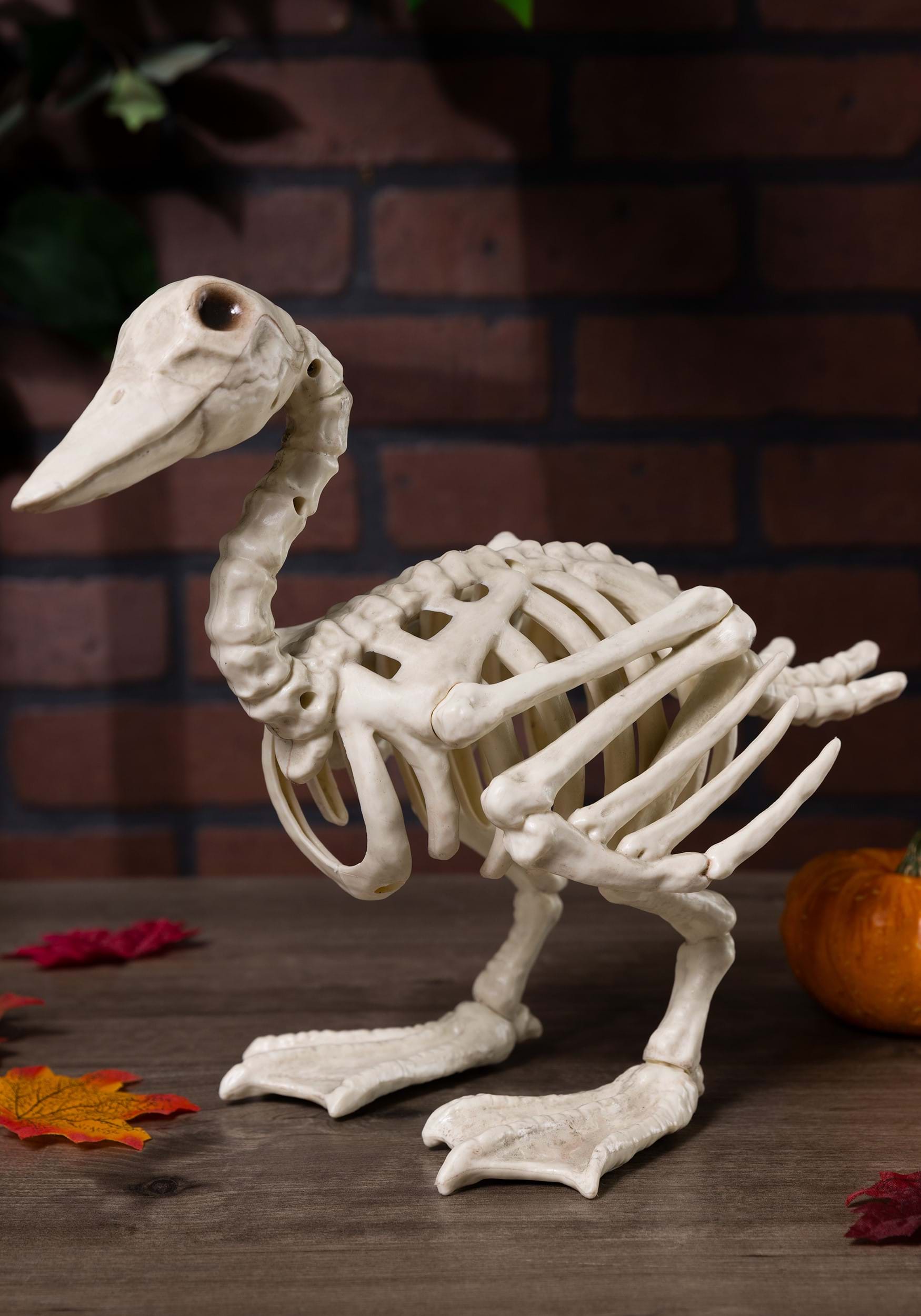 15-Inch Skeleton Bonez Duck Decoration