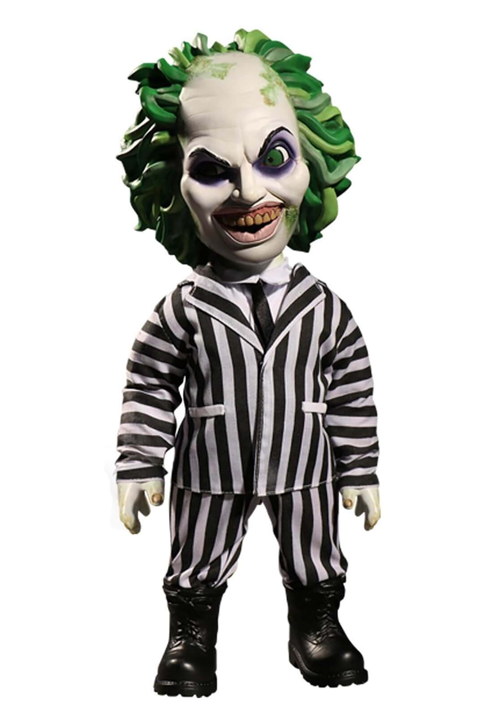 Mezco Designer Series Mega Scale Talking Beetlejuice Doll 3 Mezco Designer Series Mega Scale Talking Beetlejuice Doll