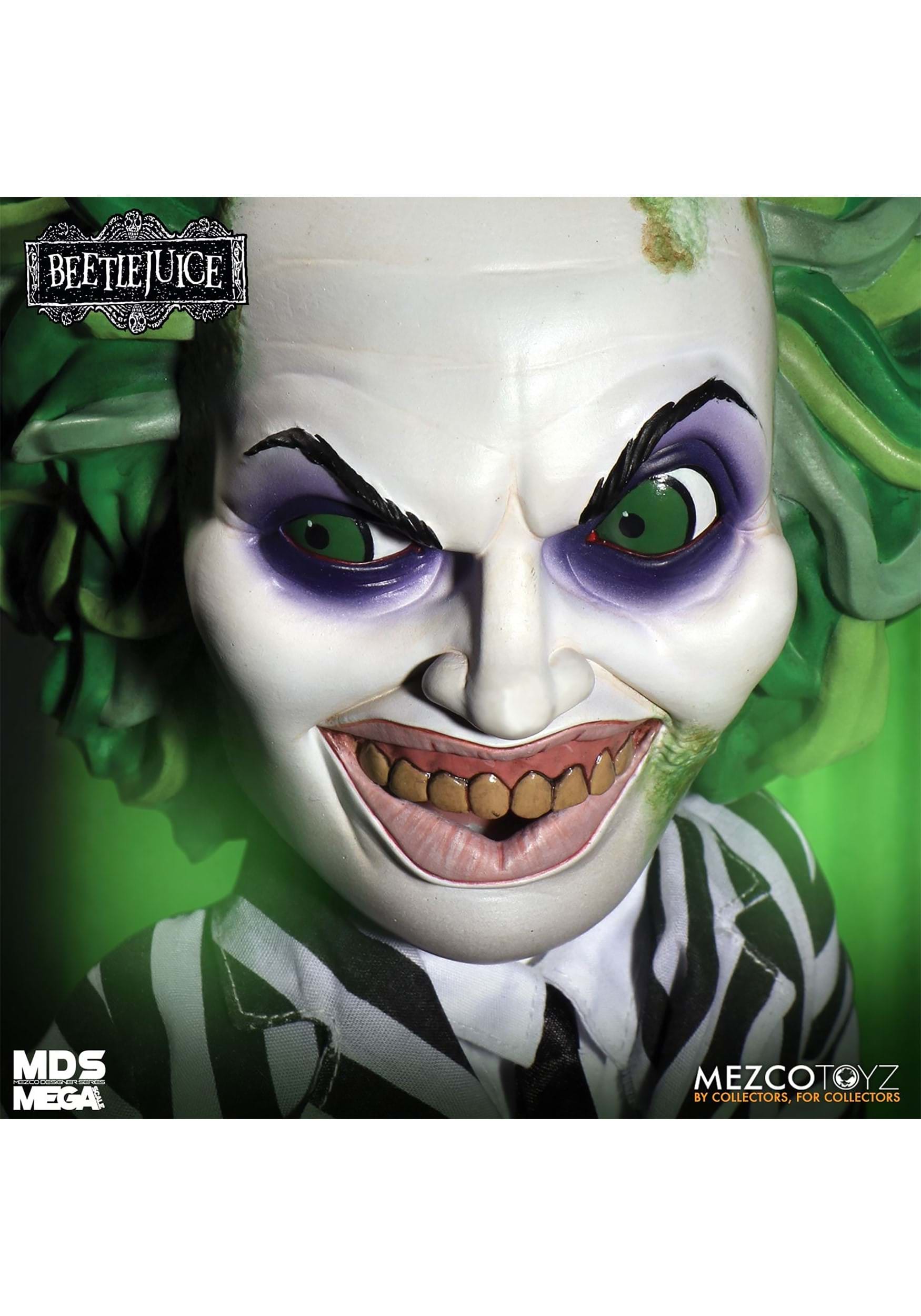 Mezco Designer Series Mega Scale Talking Beetlejuice Doll 4 Mezco Designer Series Mega Scale Talking Beetlejuice Doll