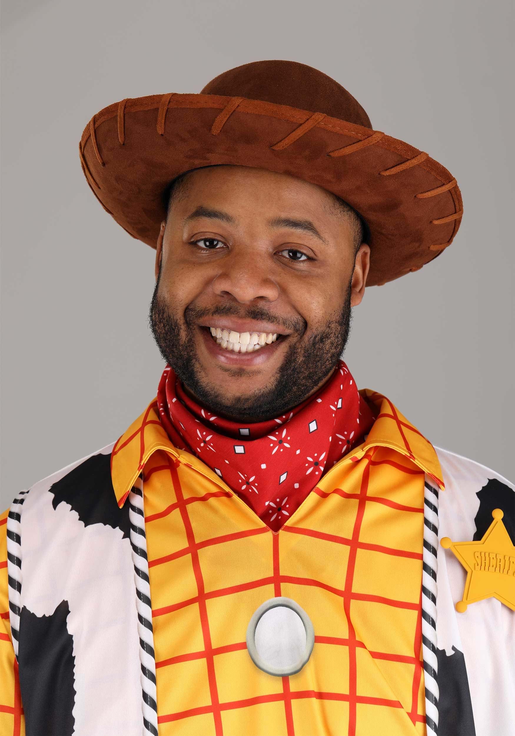 Plus Size Deluxe Woody Toy Story Costume for Men