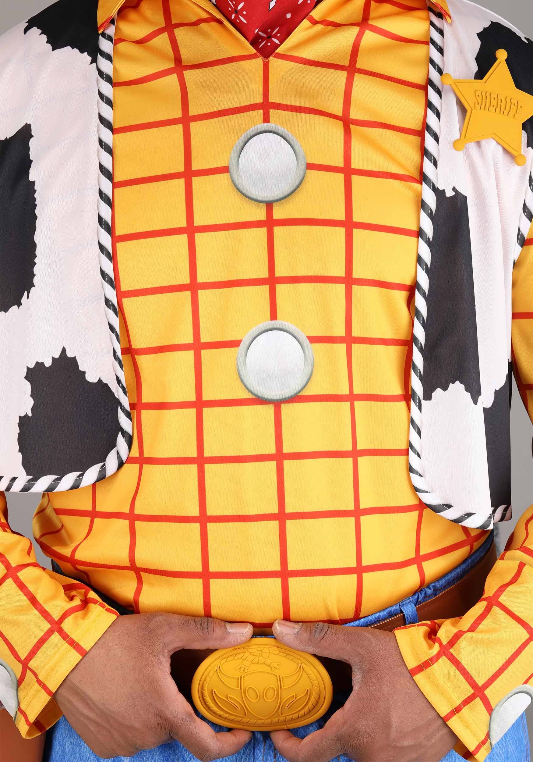Plus Size Deluxe Woody Toy Story Costume for Men