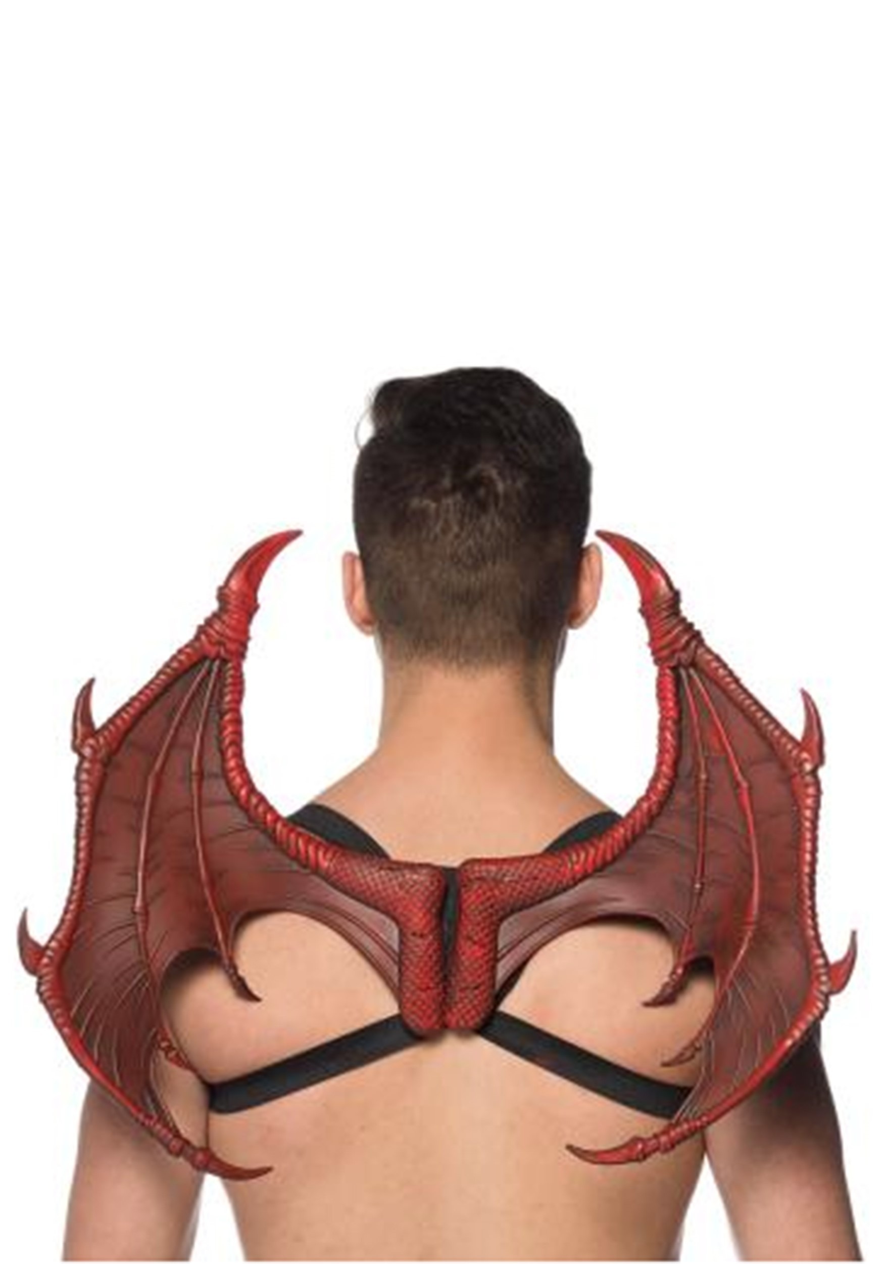 Red Mini Dragon Wings Costume Accessory