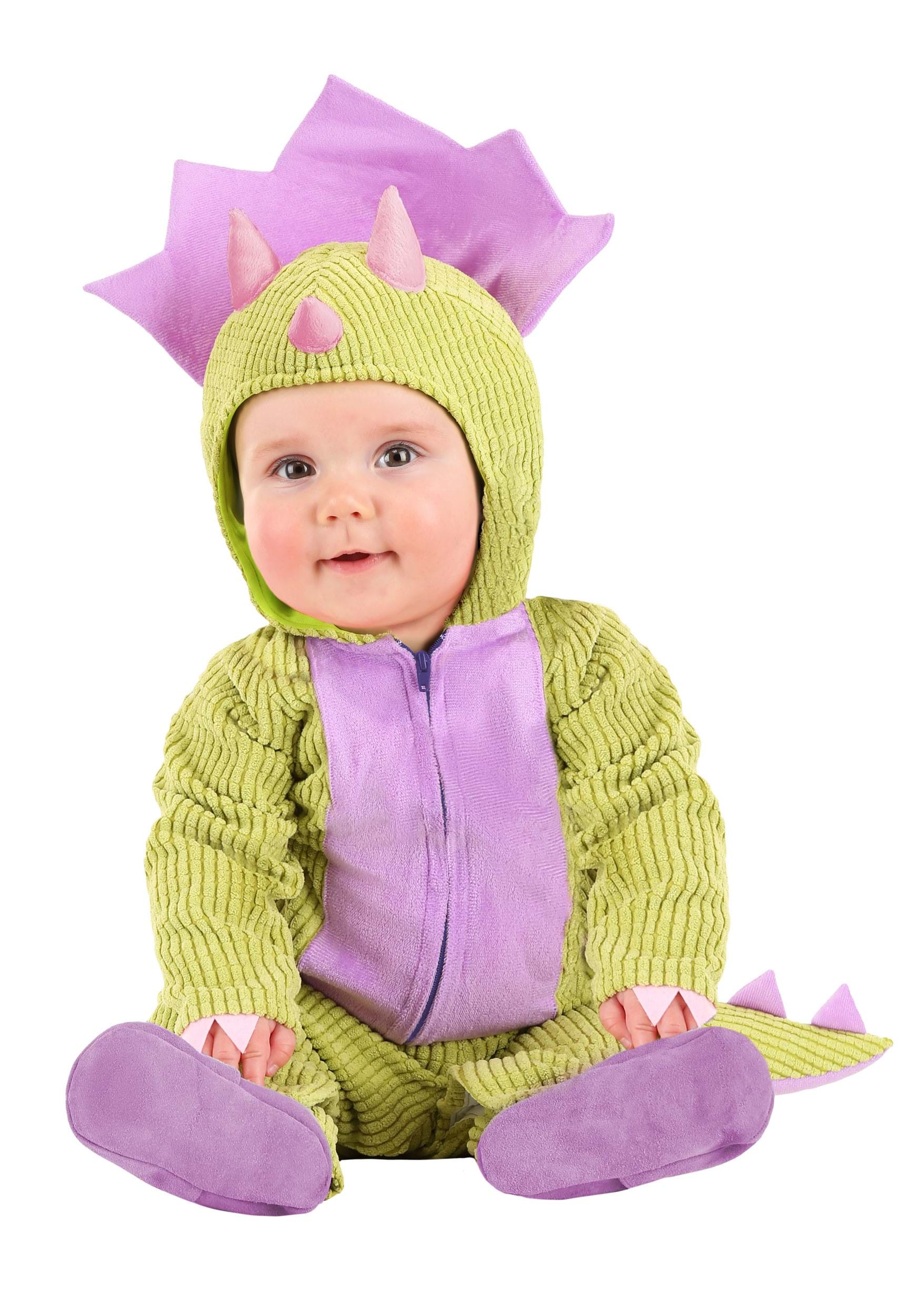 Purple Triceratops Costume for Babies
