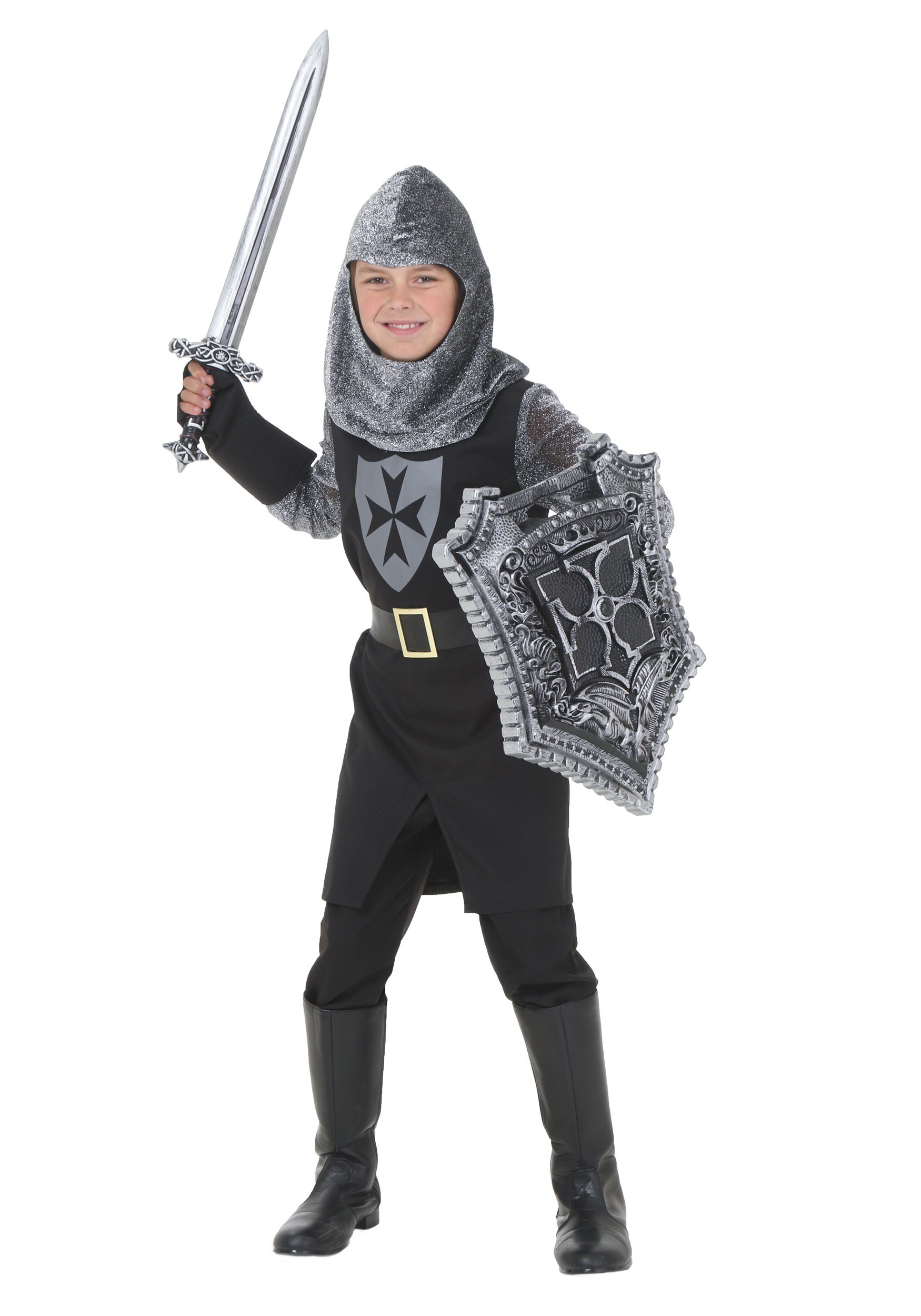 Black Knight Costume for Children 1 Black Knight Costume for Children