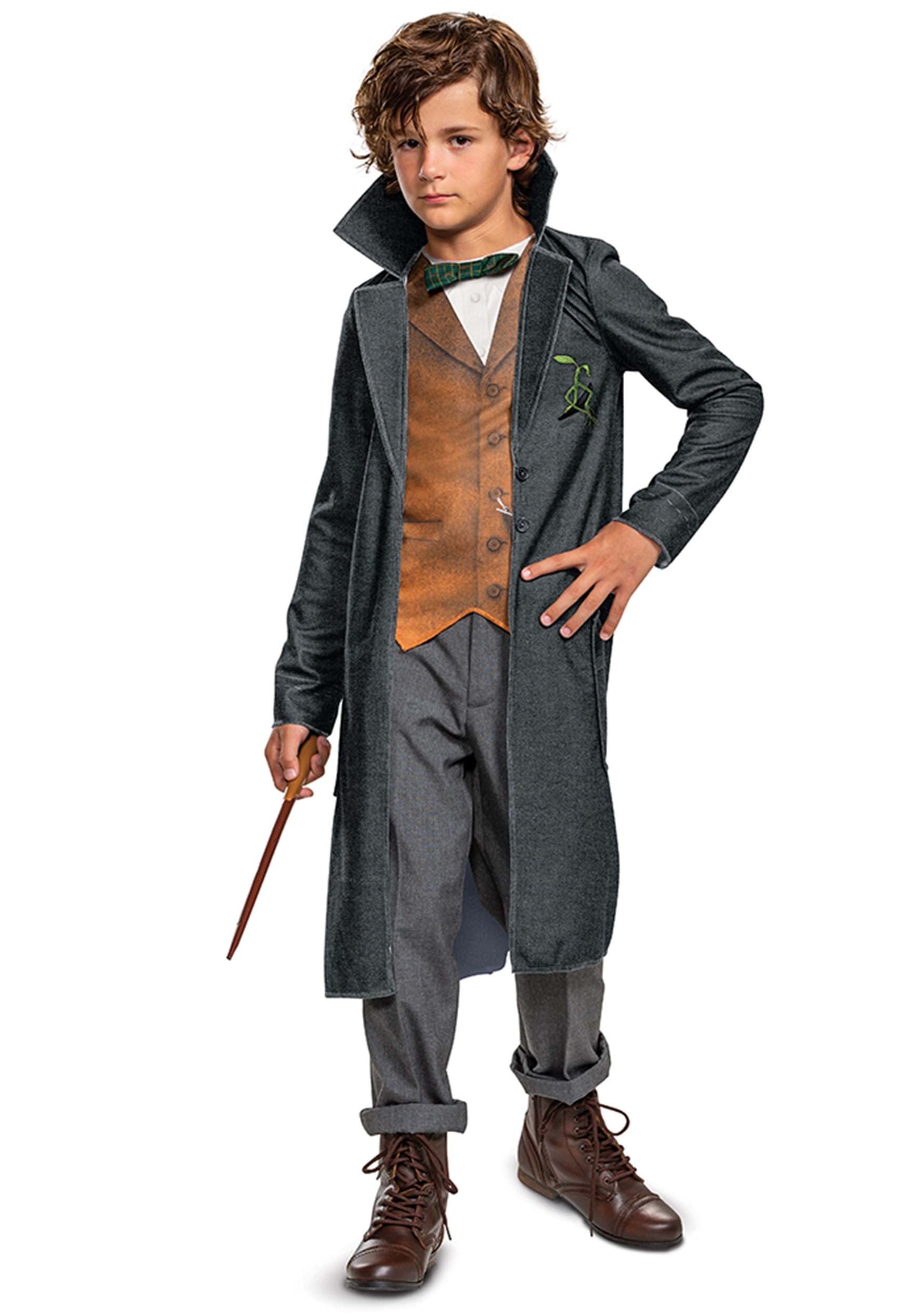 Kid's Fantastic Beasts Deluxe Newt Scamander Costume 1 Kid's Fantastic Beasts Deluxe Newt Scamander Costume