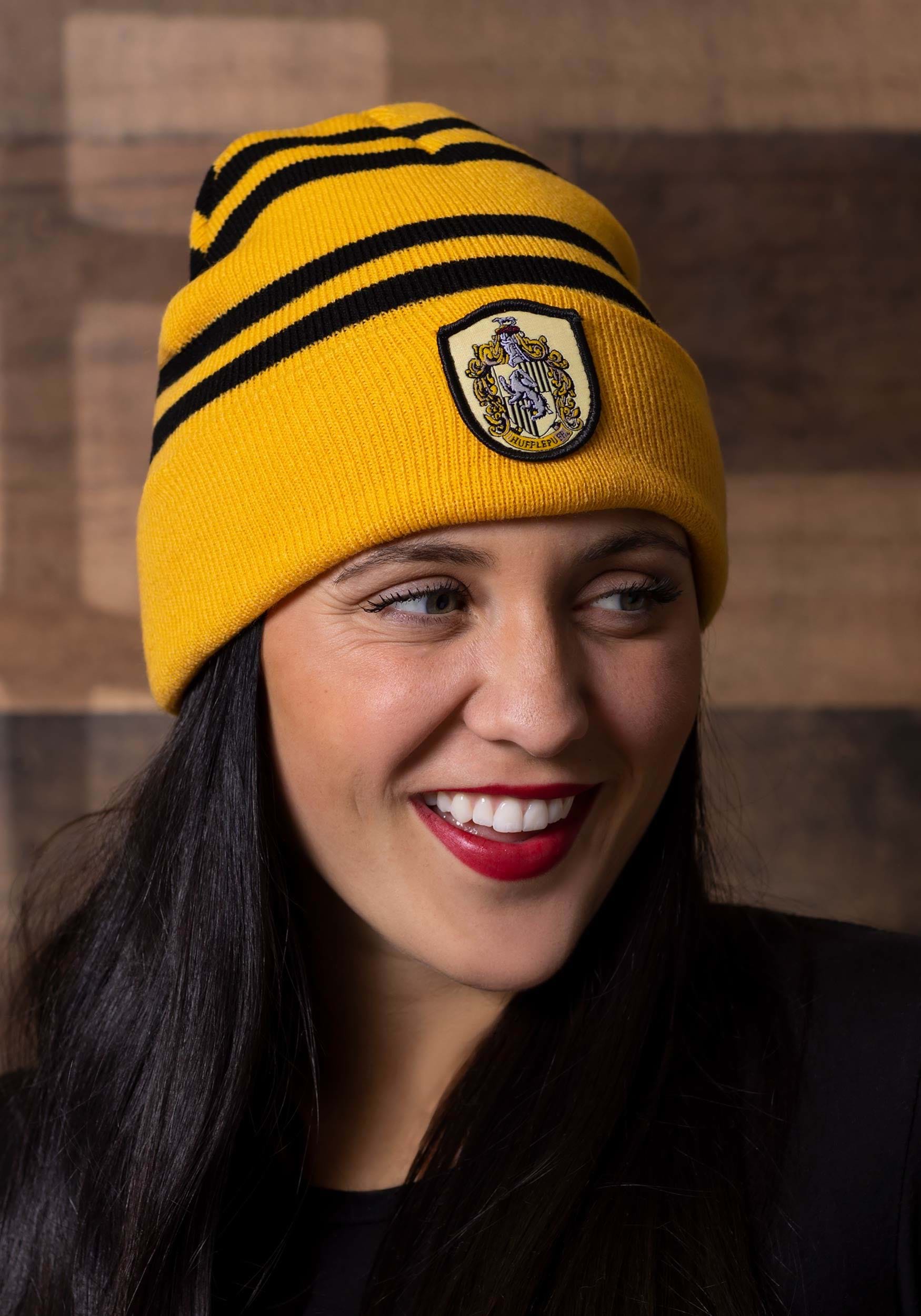 Knitted Hufflepuff Hogwarts Hat